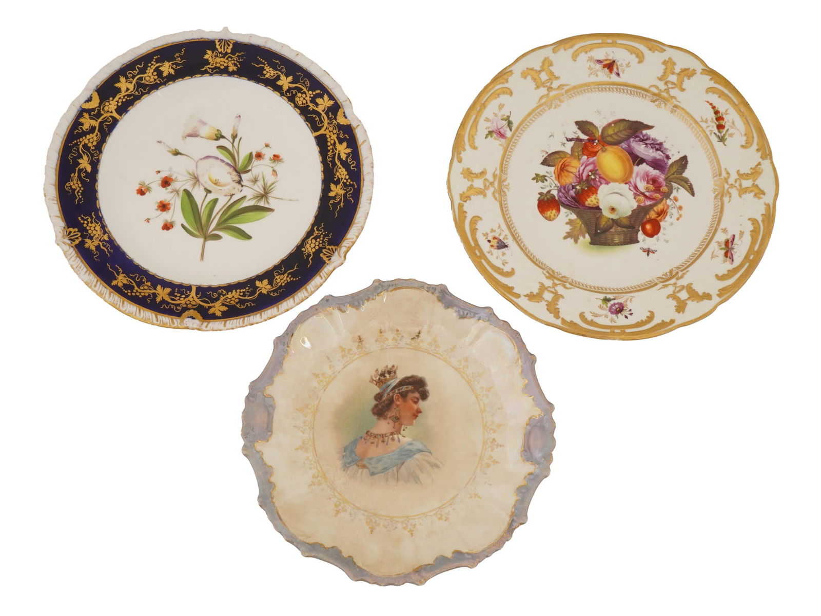 SAMUEL ALCOCK COALPORT PORCELAIN CABINET PLATES (1 of 8)