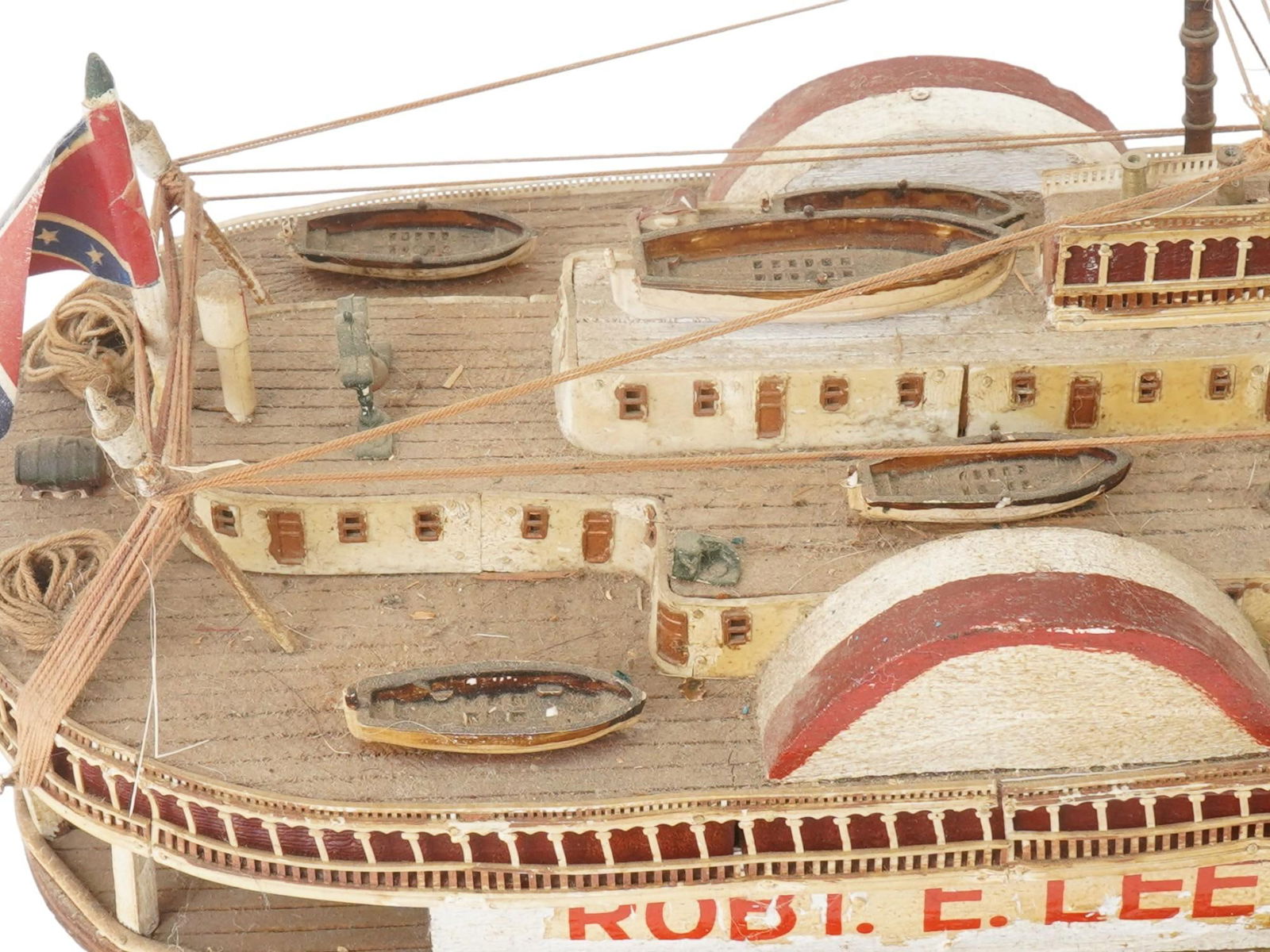 ROBERT E LEE MODEL PADDLE WHEEL STEAMER IN ORIGINAL CASE - 16