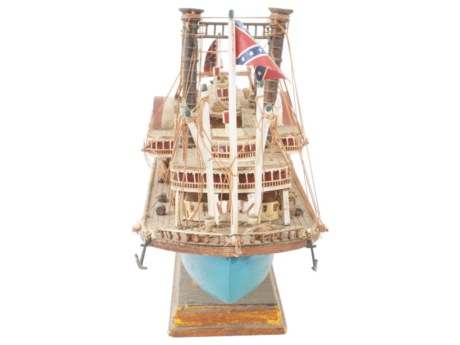 ROBERT E LEE MODEL PADDLE WHEEL STEAMER IN ORIGINAL CASE - 7