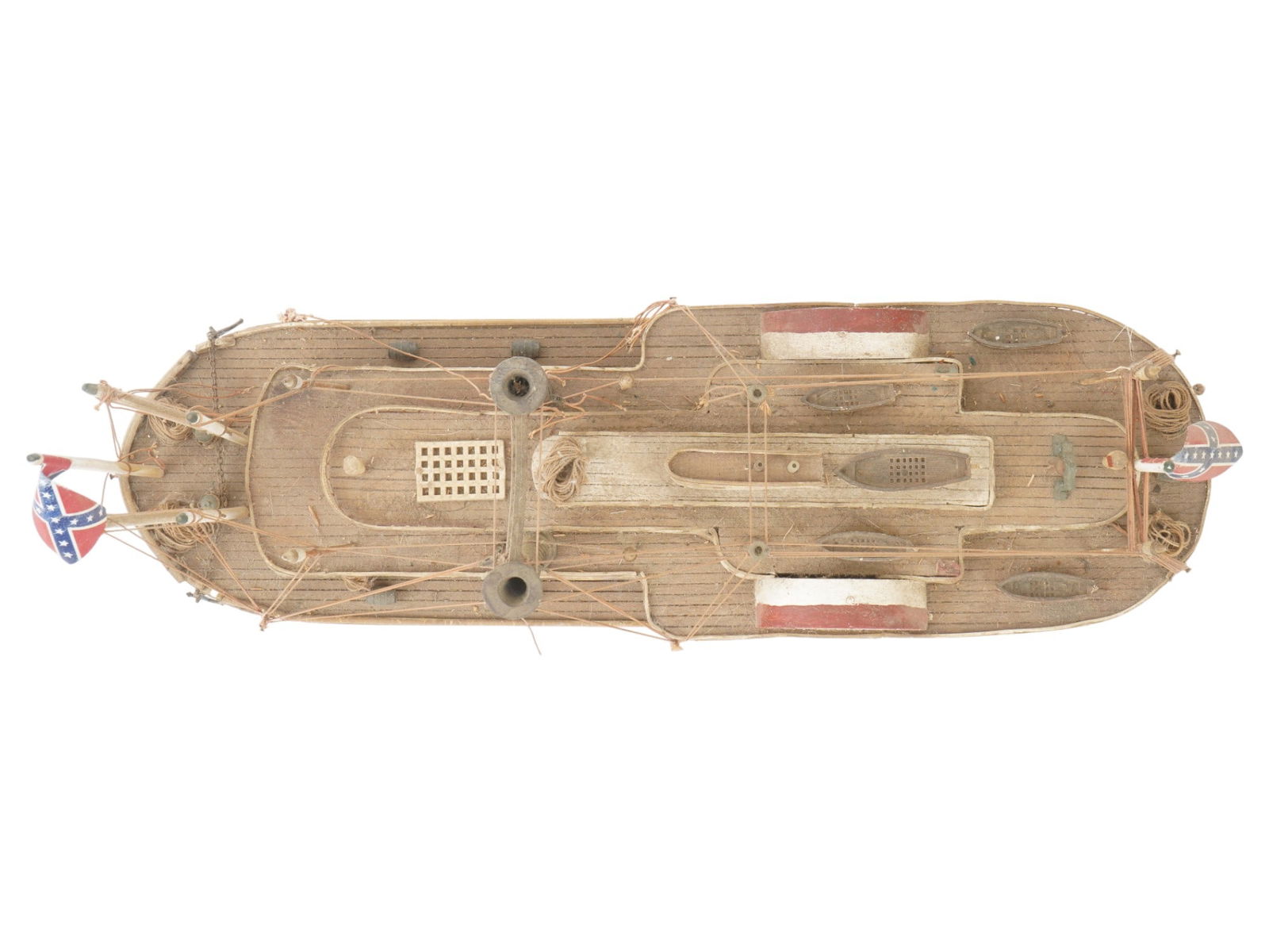 ROBERT E LEE MODEL PADDLE WHEEL STEAMER IN ORIGINAL CASE - 9