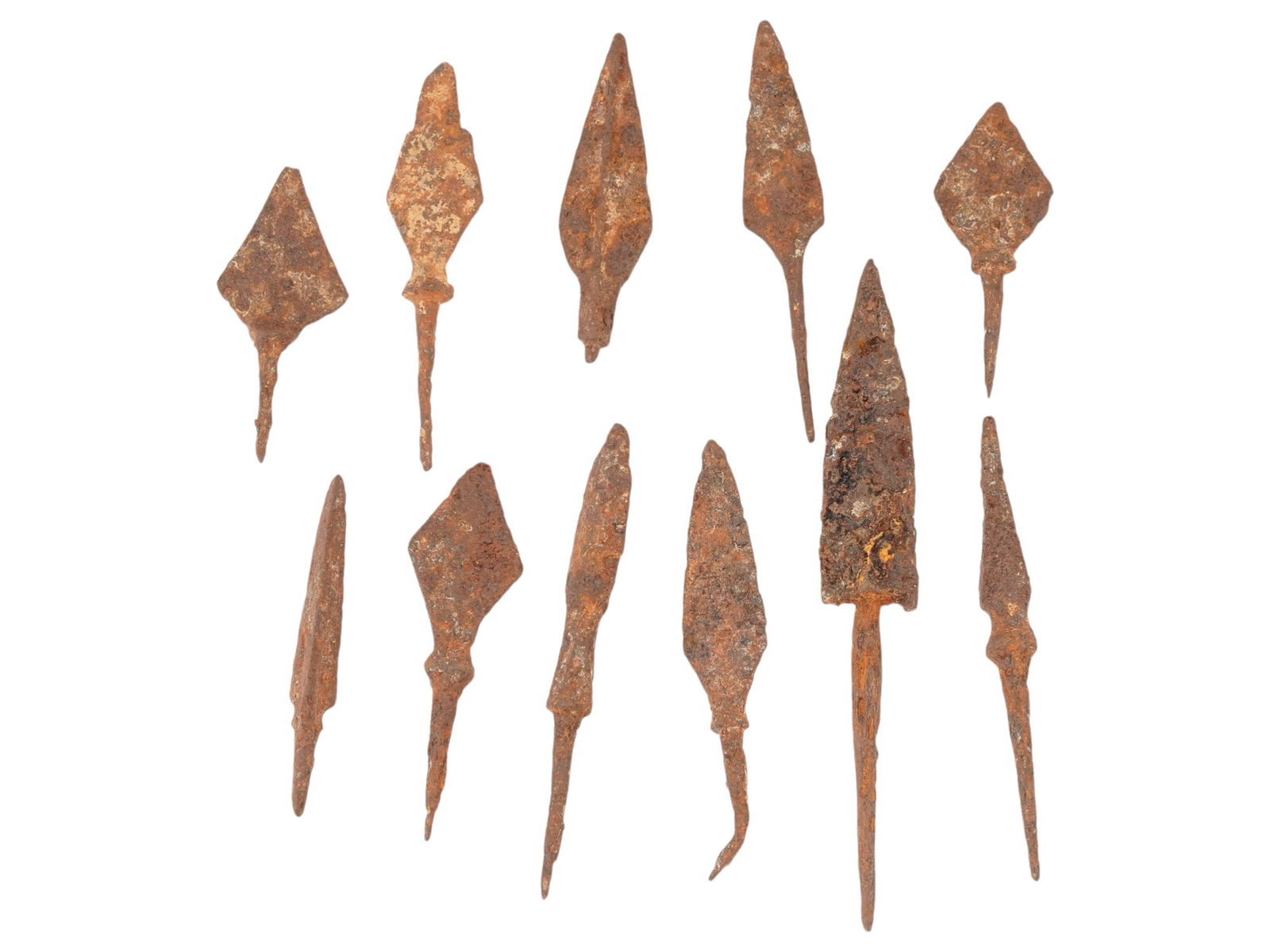 GROUP OF ANCIENT GRECO ROMAN IRON ARROWHEADS (1 of 5)