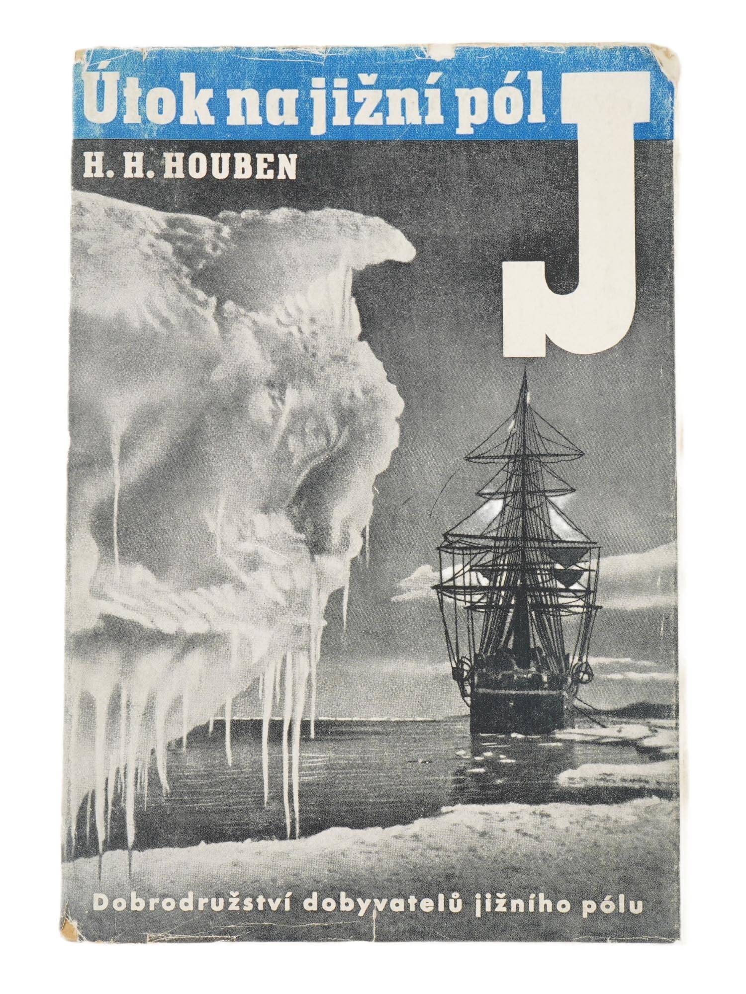 VINTAGE CZECH BOOK BY HEINRICH HUBERT HOUBEN SOUTH POLE (1 of 8)