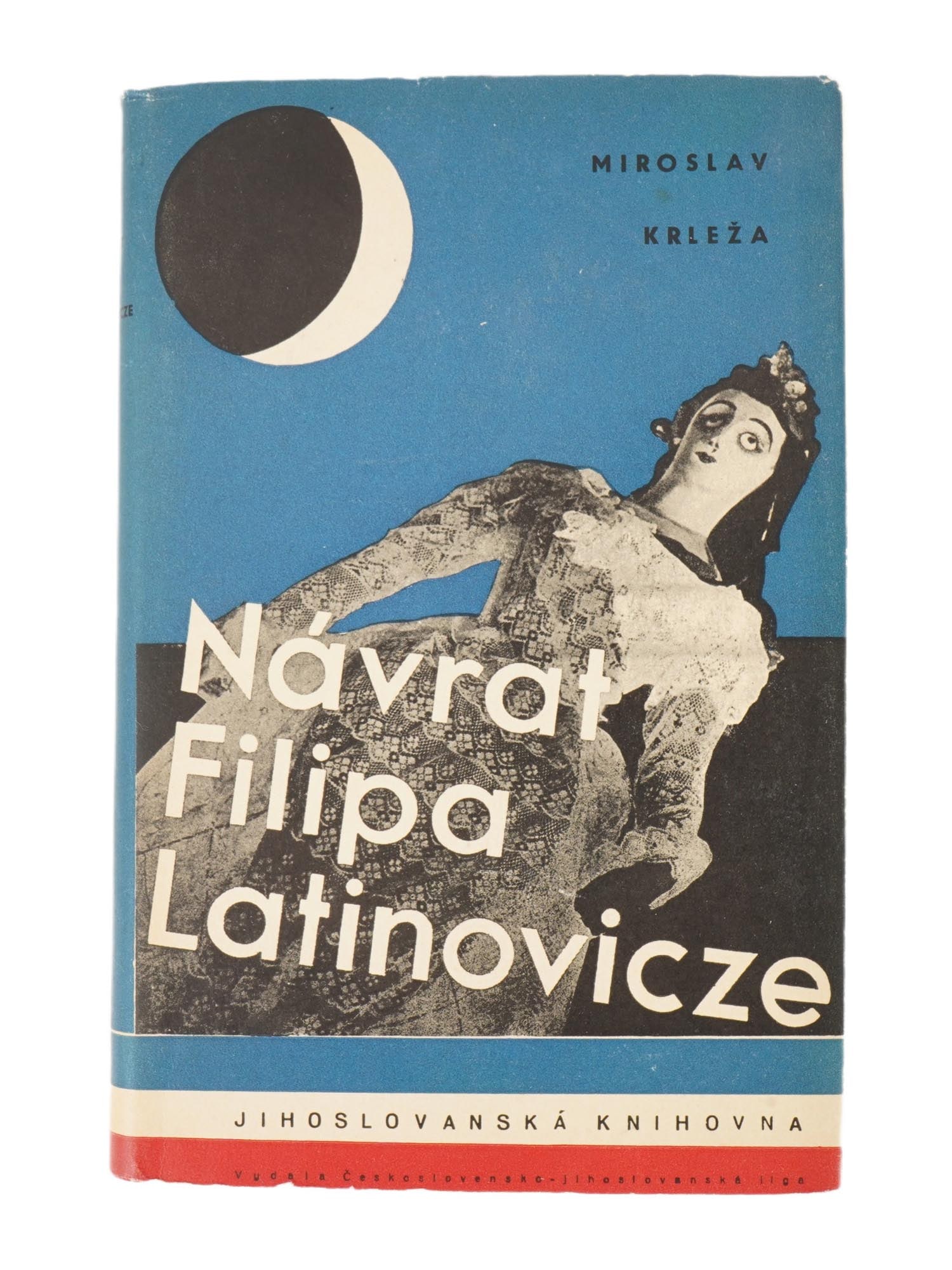 VINTAGE CZECHOSLOVAK BOOK BY MIROSLAV KRLEZA 1938: A vintage Czechoslovak book titled The Return of Philip Latinowicz by Croatian writer Miroslav Krleza, 1938. The book was published in Prague by L. Mazac. Miroslav Krleza, 1893 to 1981, was a Croatian