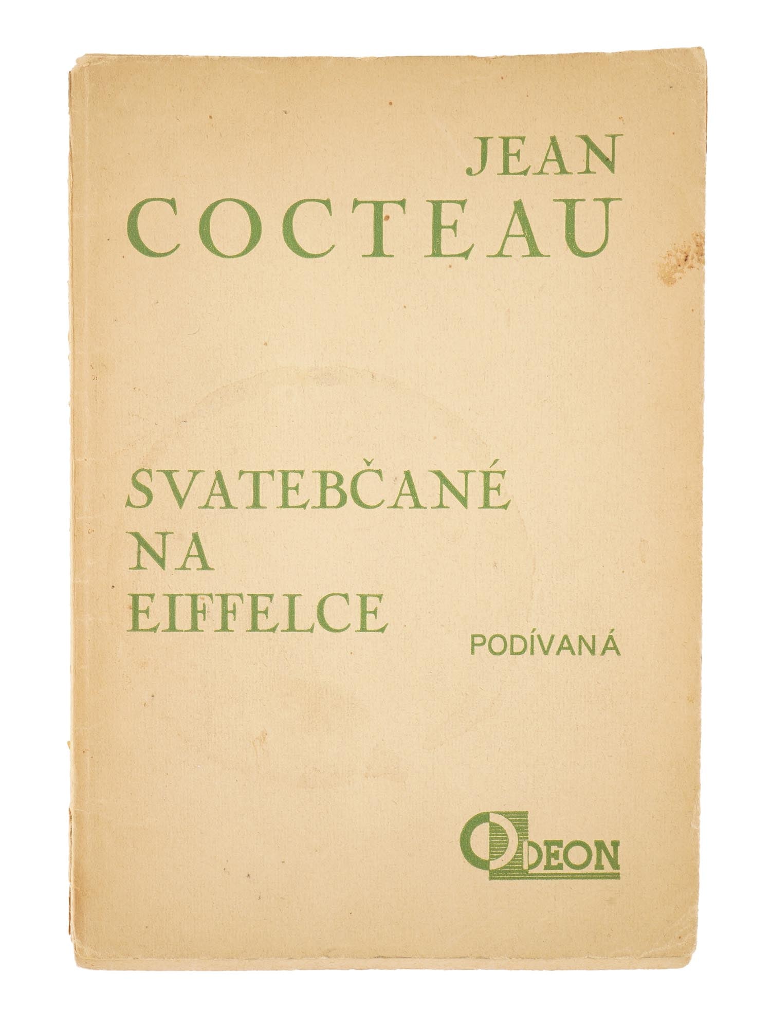 ANTIQUE CZECHOSLOVAK BOOK BY FRENCH WRITER JEAN COCTEAU (1 of 6)