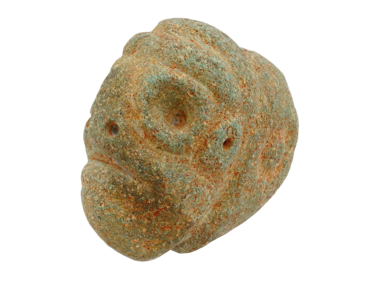 ANCIENT PRE COLUMBIAN TAINO ARAWAK HARDSTONE FIGURINE (1 of 8)