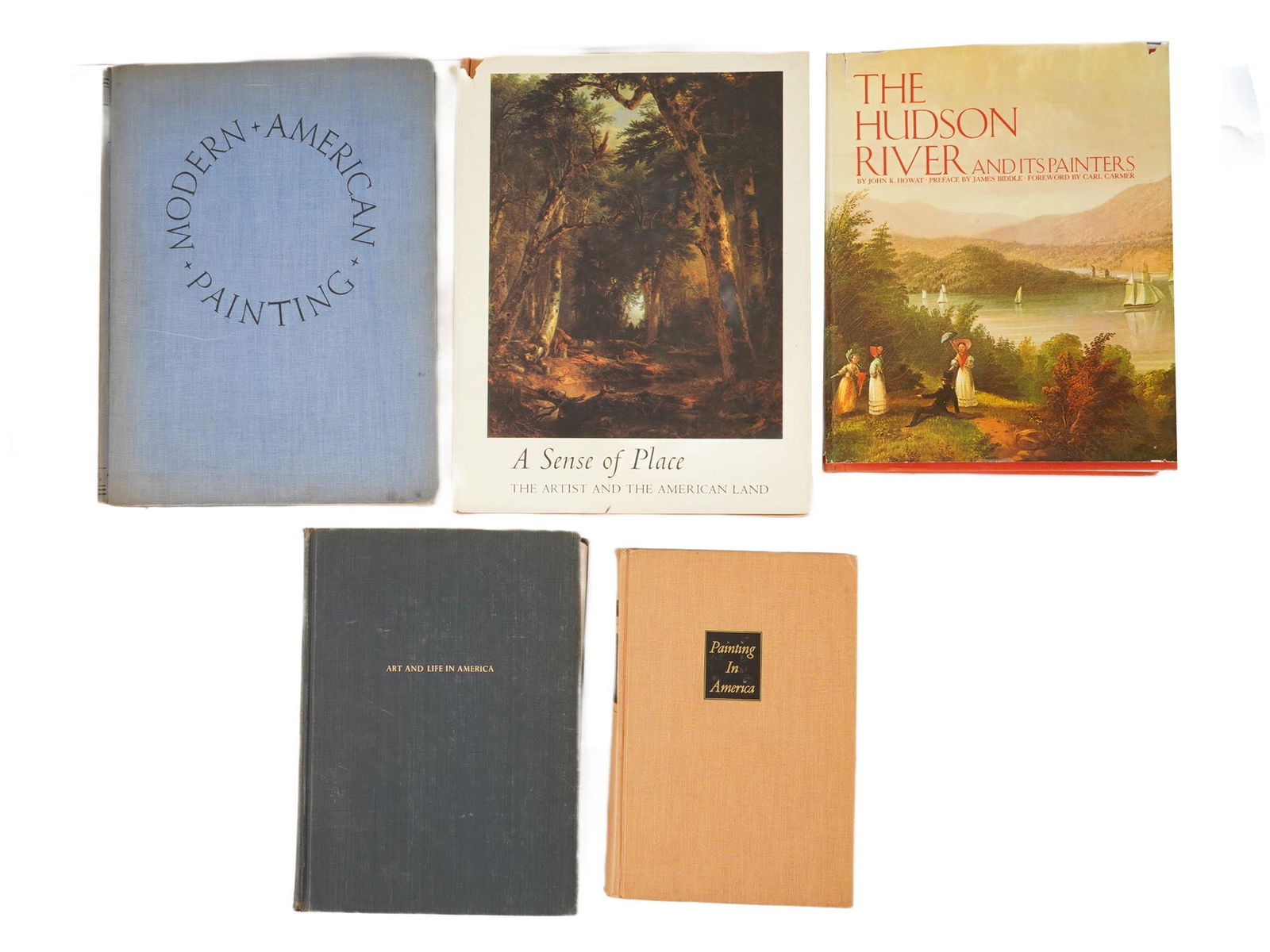 LOT OF FIVE VINTAGE AMERICAN ART HISTORY BOOKS (1 of 12)