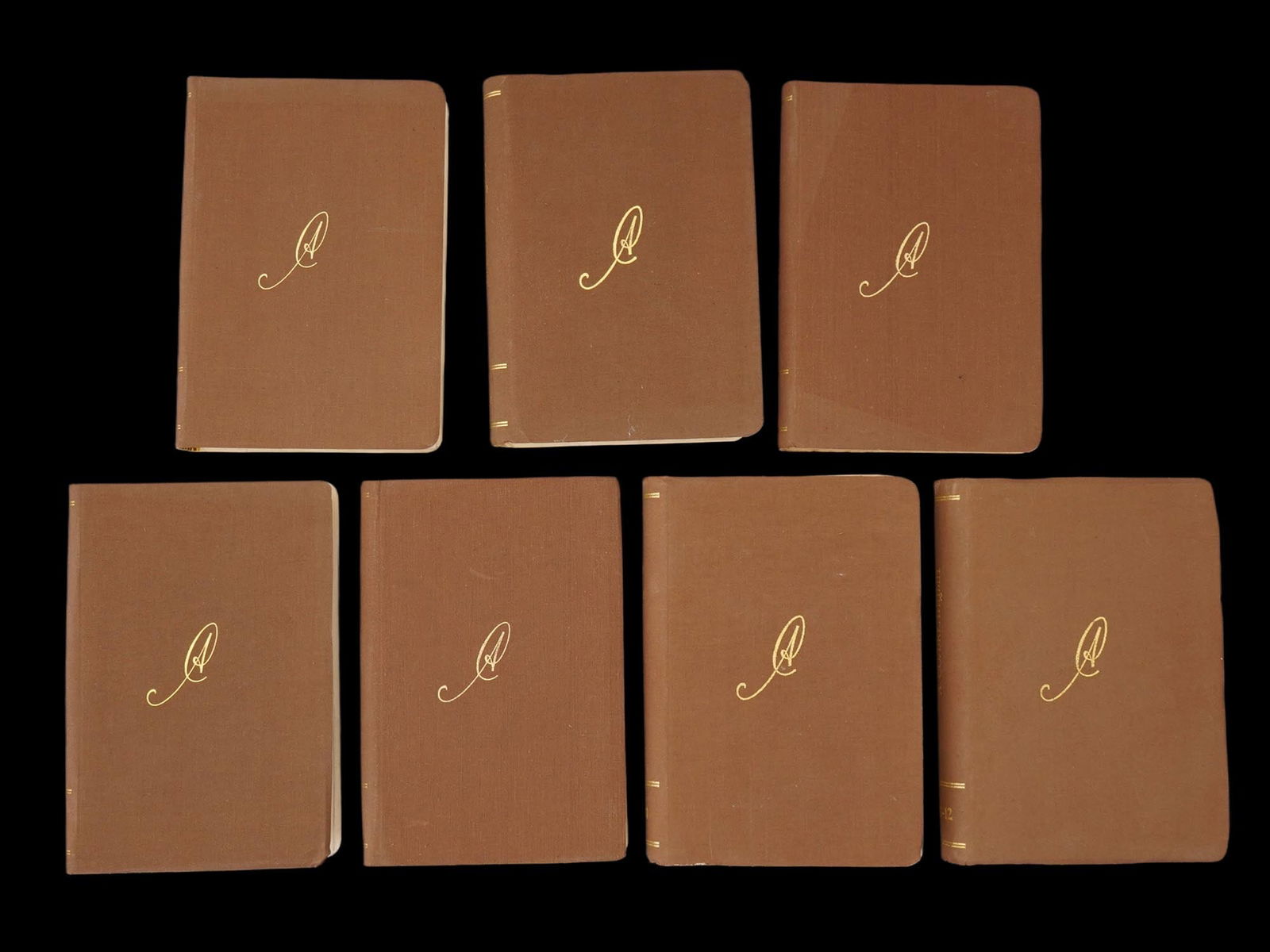 COLLECTION OF 7 VINTAGE BOOKS BY ALEKSANDR SOLZHENITSYN: A collection of seven vintage books by Aleksandr Solzhenitsyn. The lot includes volumes from the Collected Works, published by YMCA-Press in Paris. The first book titled Volume Nine, Journalism,