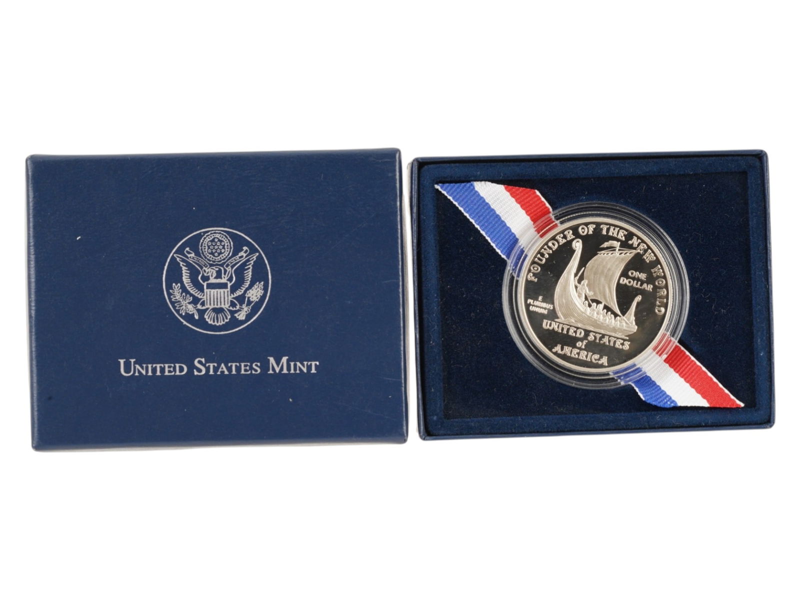 AMERICAN 2000 LEIF ERICSON SILVER 1 DOLLAR COIN (1 of 6)