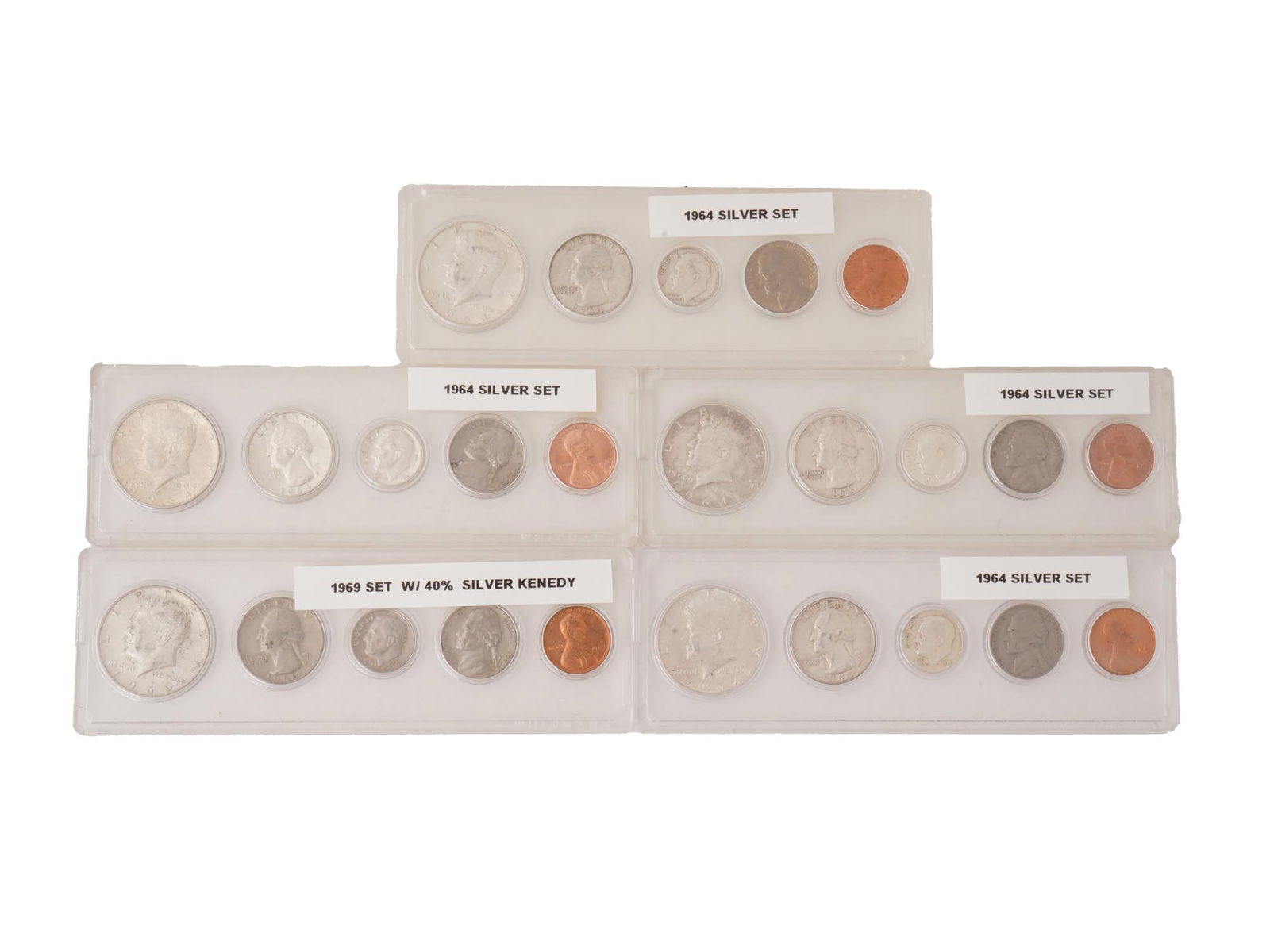 1964 1969 AMERICAN SILVER COIN COLLECTIBLE SETS (1 of 3)