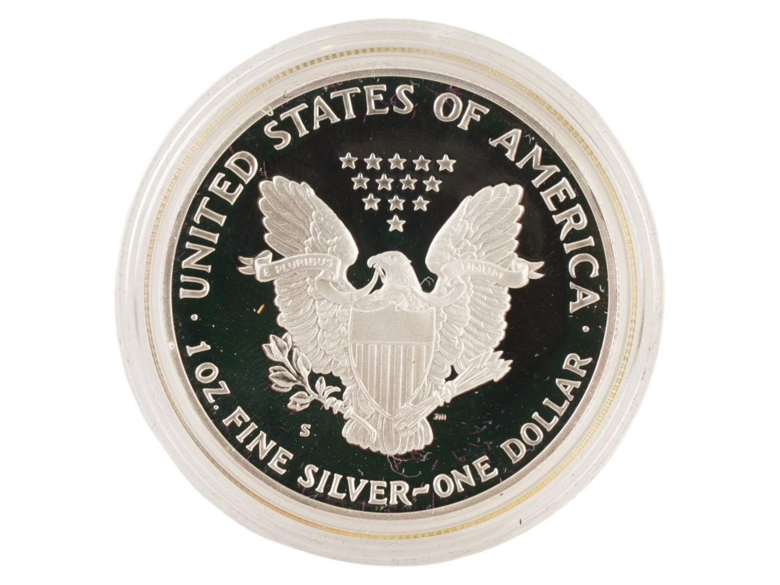 1990 S AMERICAN SILVER EAGLE PROOF COIN - 3