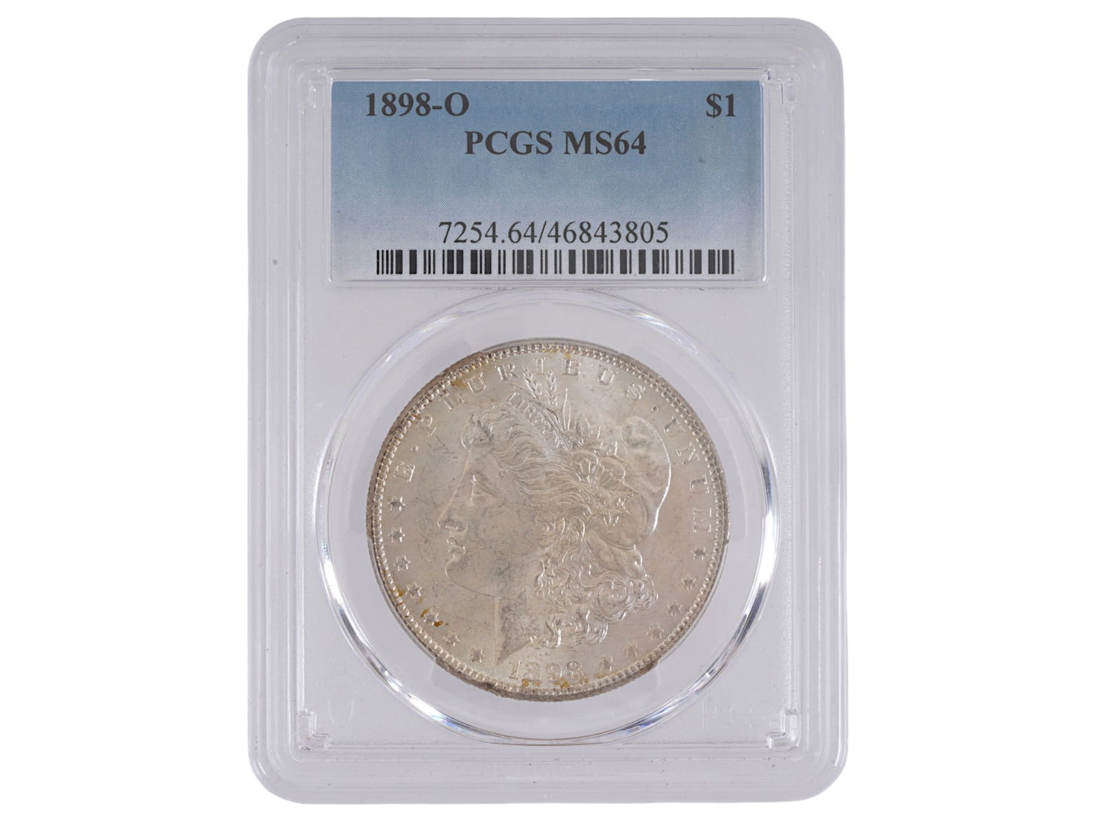 ANTIQUE AMERICAN GRADED SILVER MORGAN DOLLAR COIN (1 of 2)