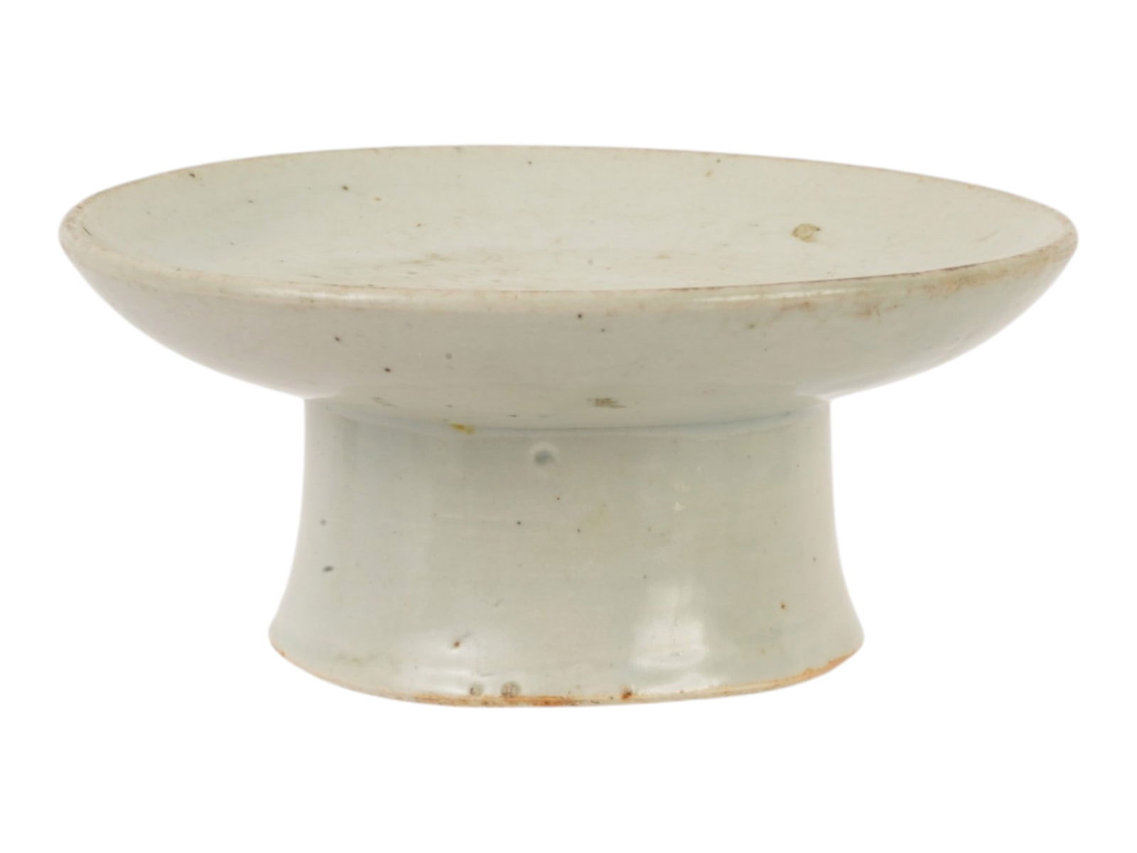 ANTIQUE CHINESE BLUE GREEN PORCELAIN QINGBAI CUP: An antique Chinese porcelain Qingbai cup. The pale blue-green vessel with a wide stem and a broad rim. It was used for drinking wine or tea. This type of delicate carving, often referred to as qingbai