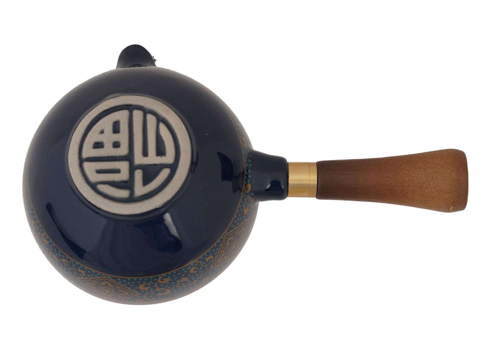 CHINESE CERAMIC TEA SET WITH FITTED BOX - 8