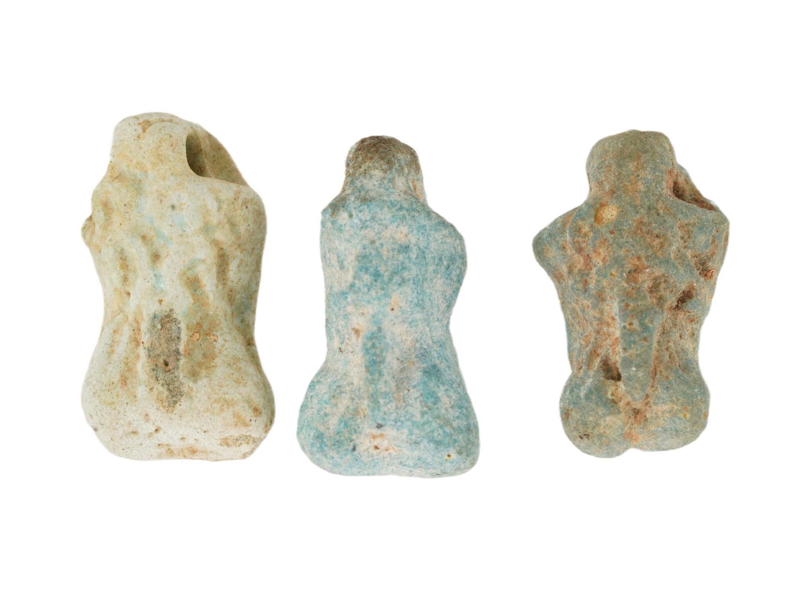 LOT ANCIENT EGYPT FAIENCE EROTIC AMULETS 700 TO 200 BC (1 of 6)