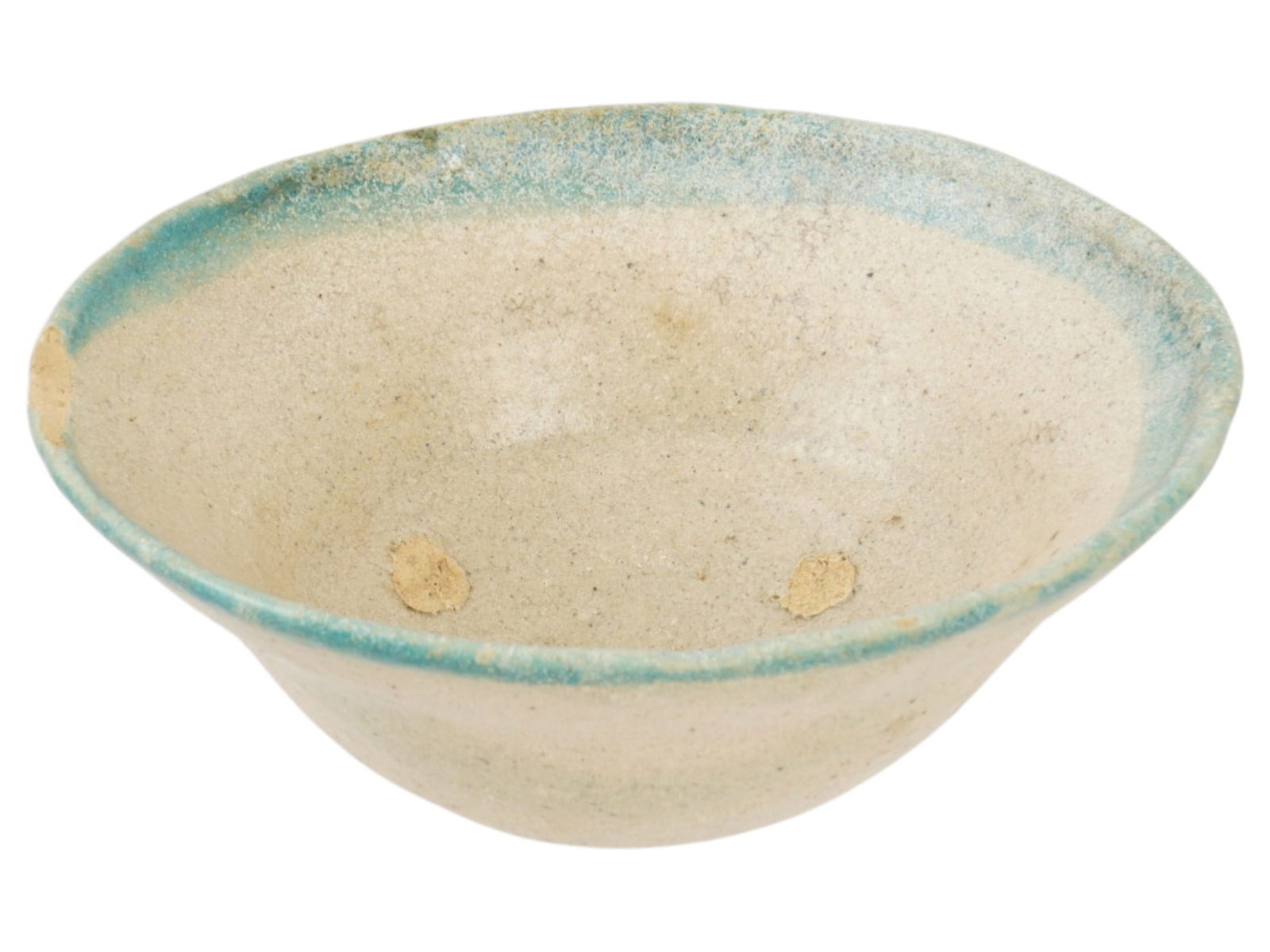 ANCIENT ISLAMIC OTTOMAN PERIOD GLAZED TERRACOTTA BOWL (1 of 8)