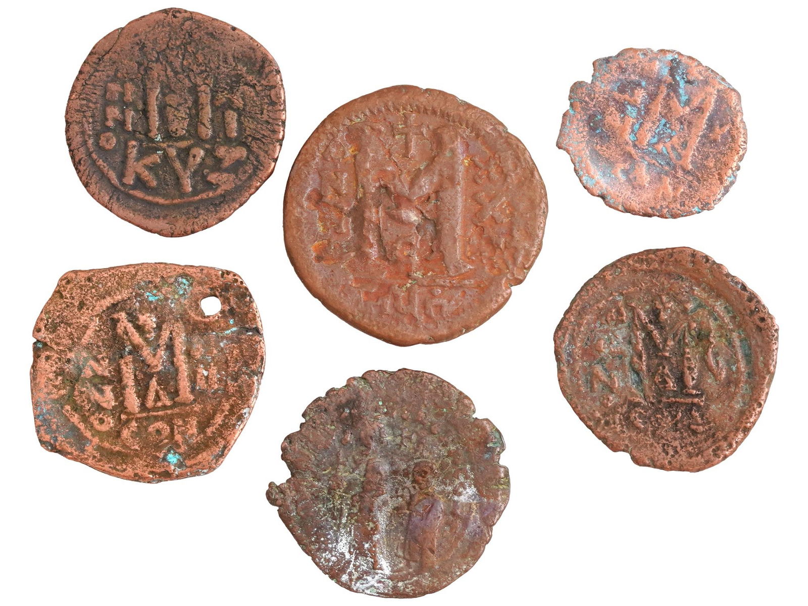 ANCIENT BYZANTINE EASTERN ROMAN EMPIRE NUMMI COINS (1 of 3)