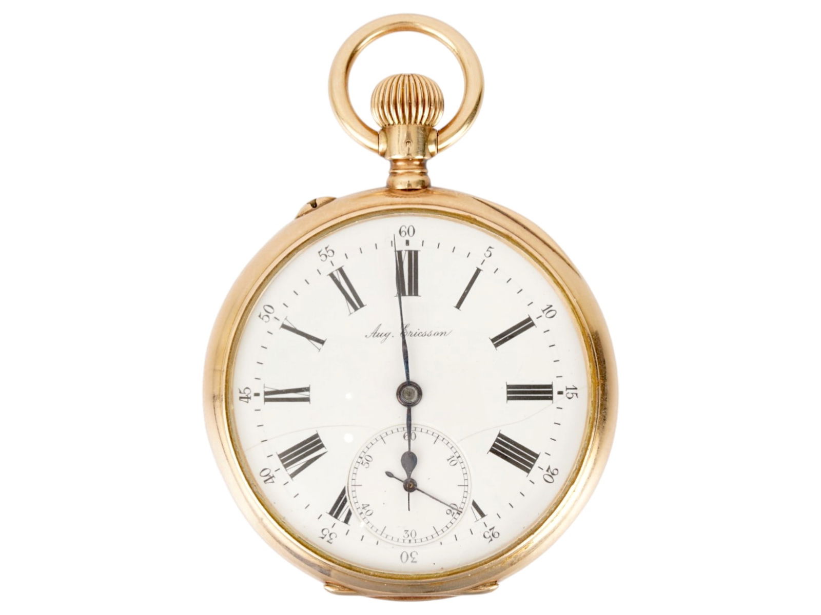 14K GOLD AUG ERICSSON IWC MECHANISM POCKET WATCH (1 of 13)