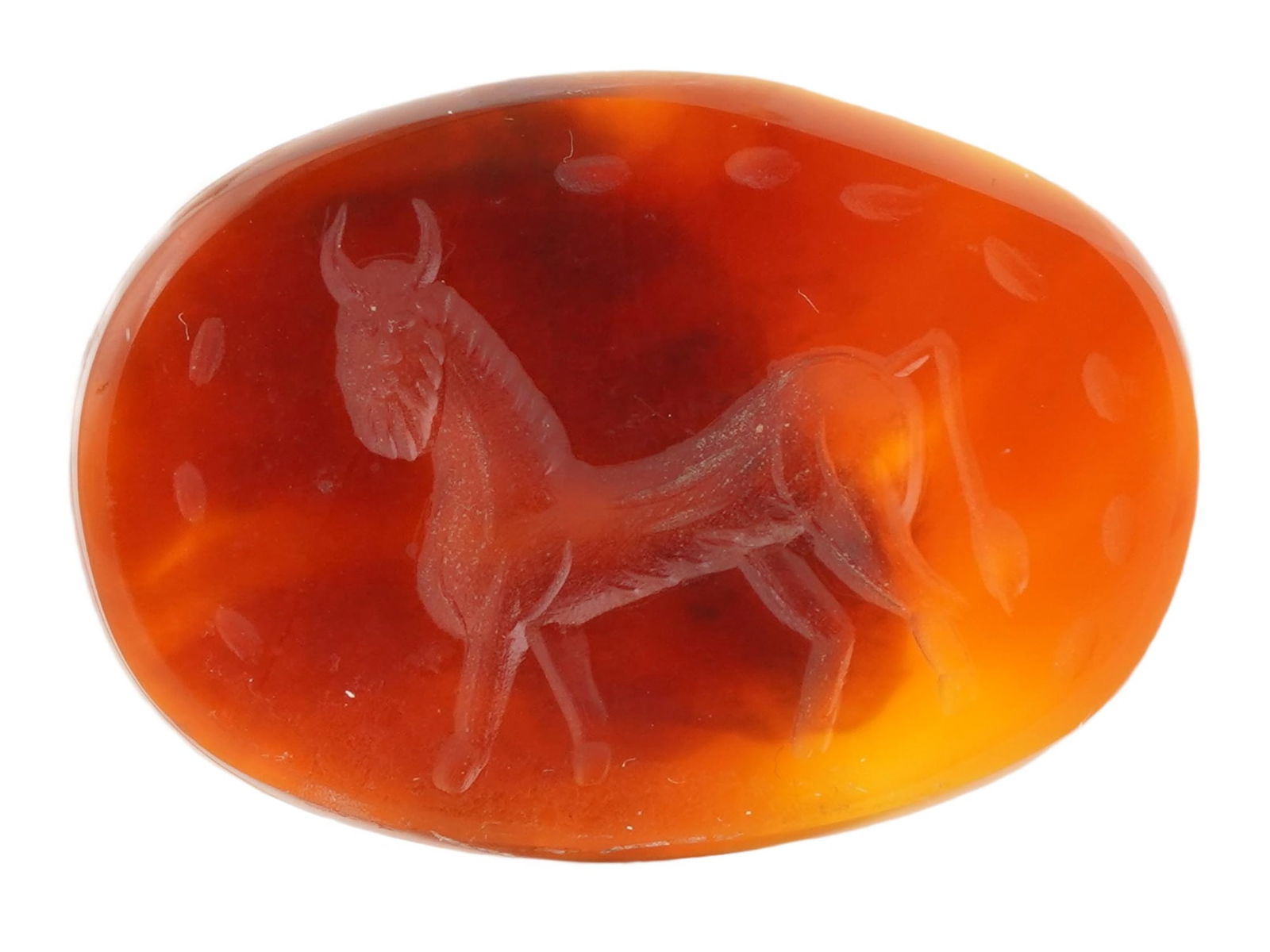 ANTIQUE VICTORIAN CARNELAIN INTAGLIO SEAL (1 of 4)