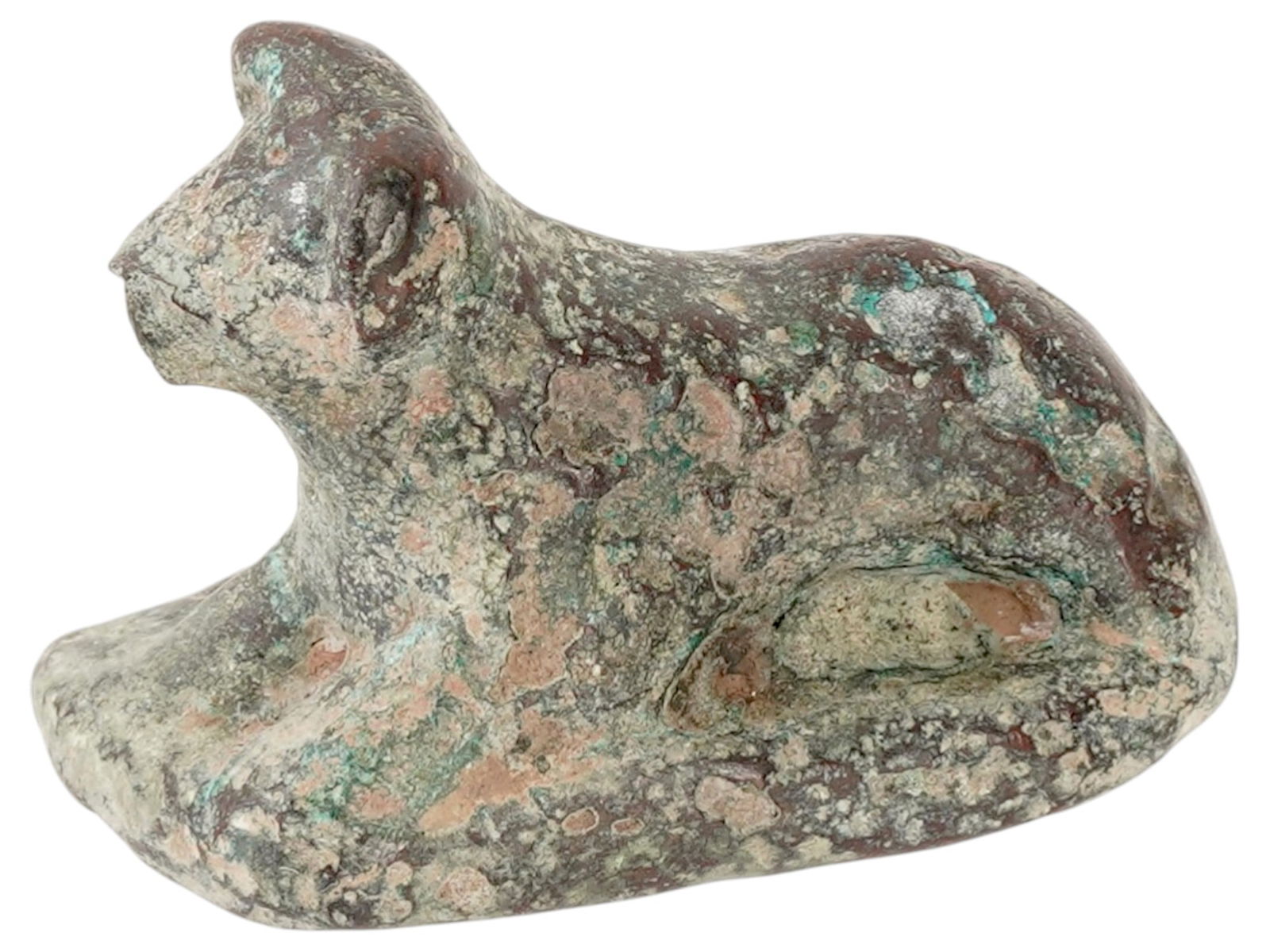 ANCIENT EGYPTIAN LATE PERIOD BRONZE WEIGHT CAT (1 of 8)