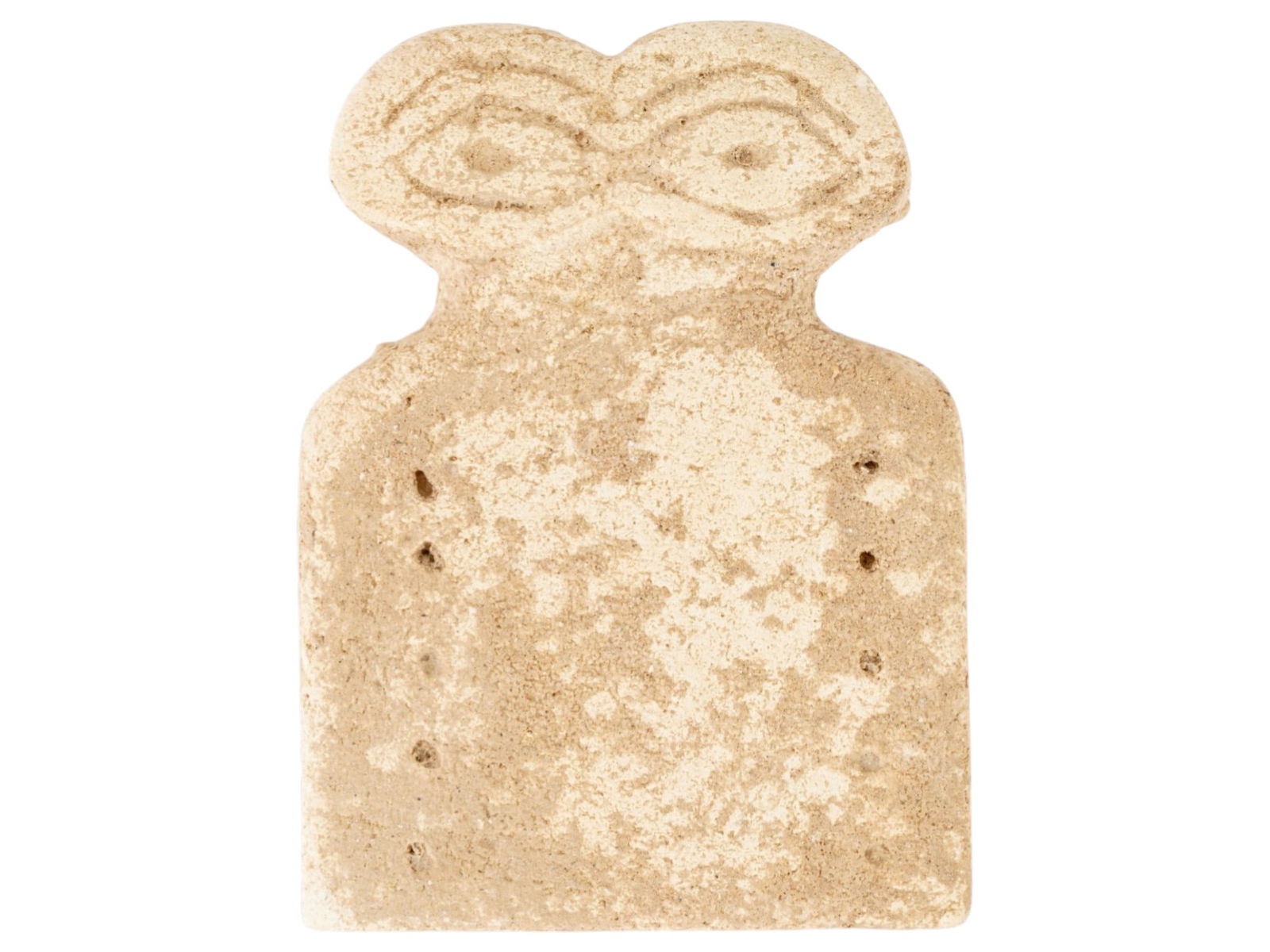 ANCIENT WESTERN ASIATIC STONE EYE IDOL 2ND MILLENNIUM BC (1 of 6)