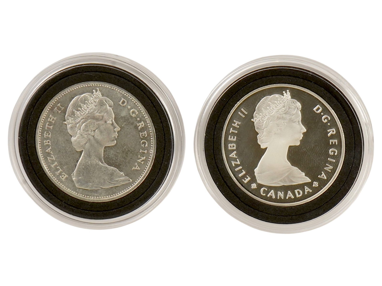 LOT OF TWO CANADIAN QUEEN ELIZABETH II COINS (1 of 2)