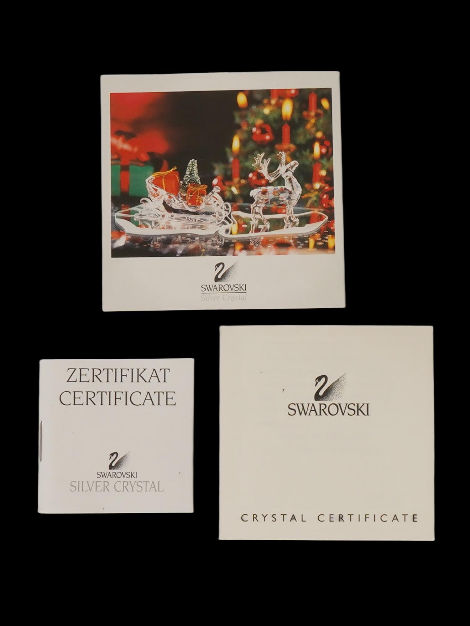 FIVE SWAROVSKI SILVER CRYSTAL FIGURINES - 10