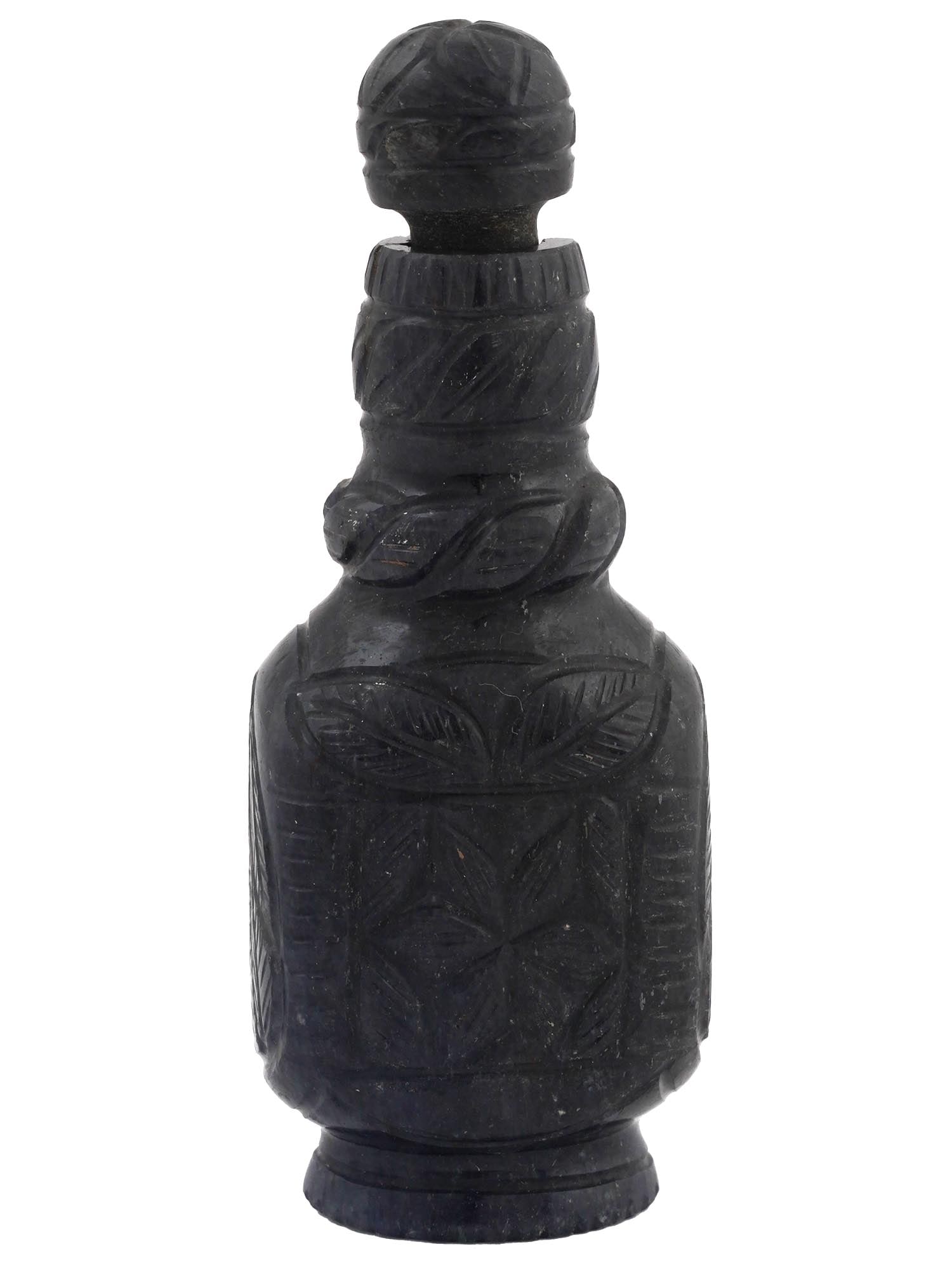 CHINESE HAND CARVED LAPIS LAZULI PERFUME BOTTLE (1 of 9)
