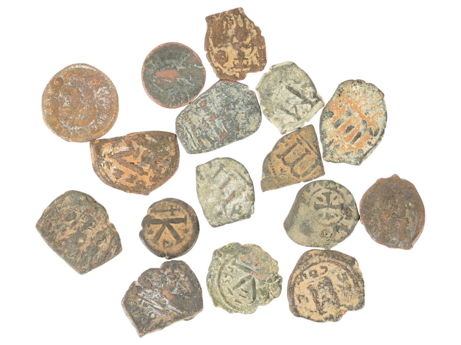 ANCIENT ROMAN AND BYZANTINE PERIODS BRONZE COINS (1 of 6)