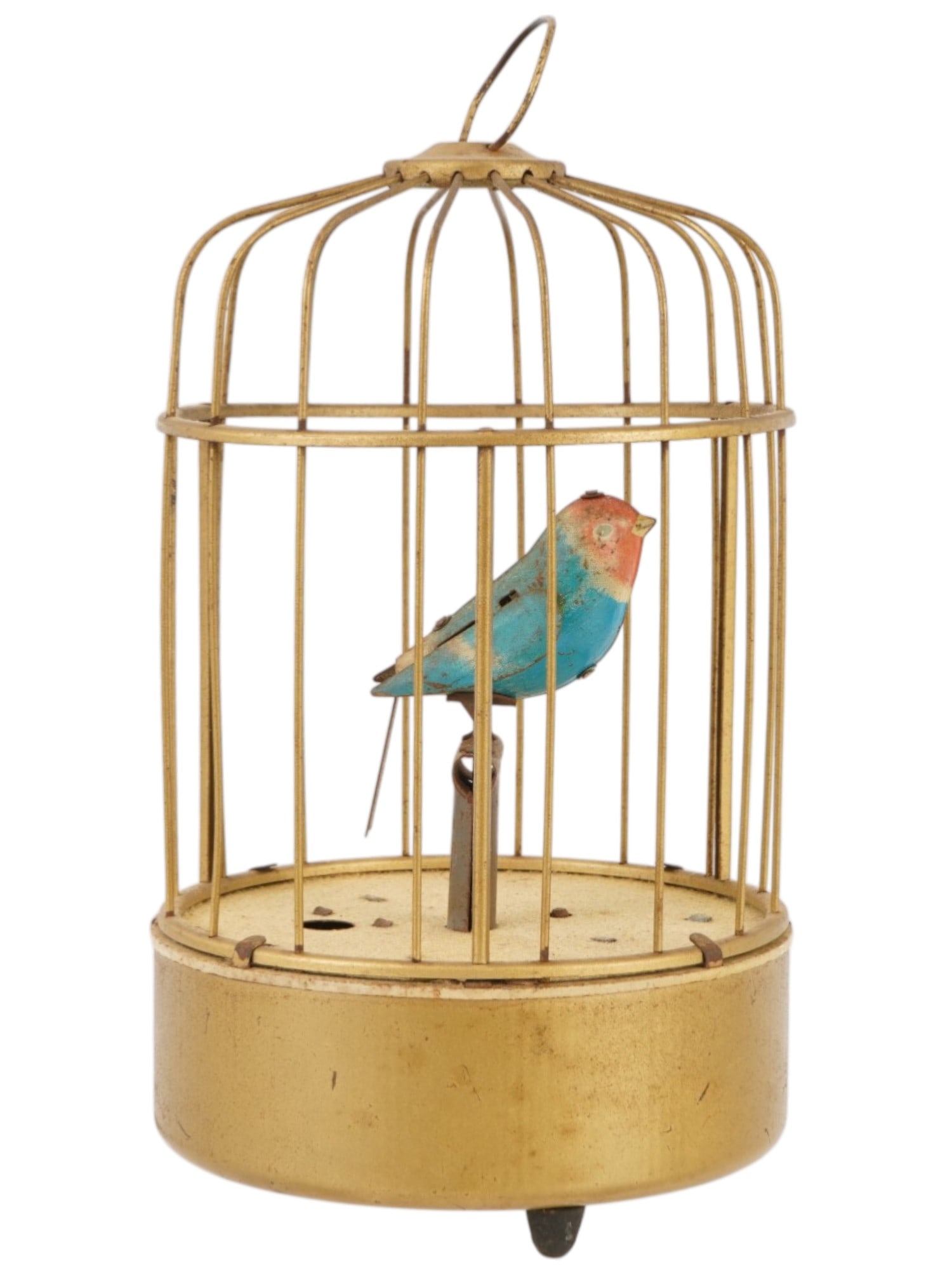 VINTAGE JAPANESE SINGING BIRD CAGE AUTOMATON MUSIC BOX (1 of 7)