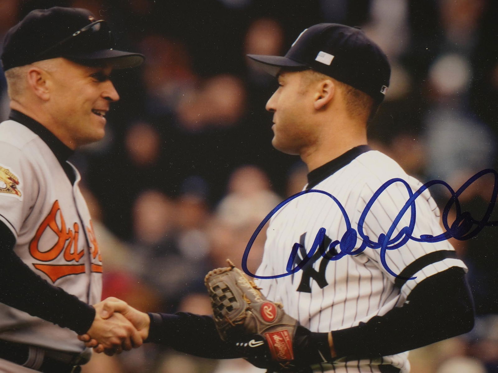DEREK JETER SIGNED PHOTO MLB STEINER AUTH - 2