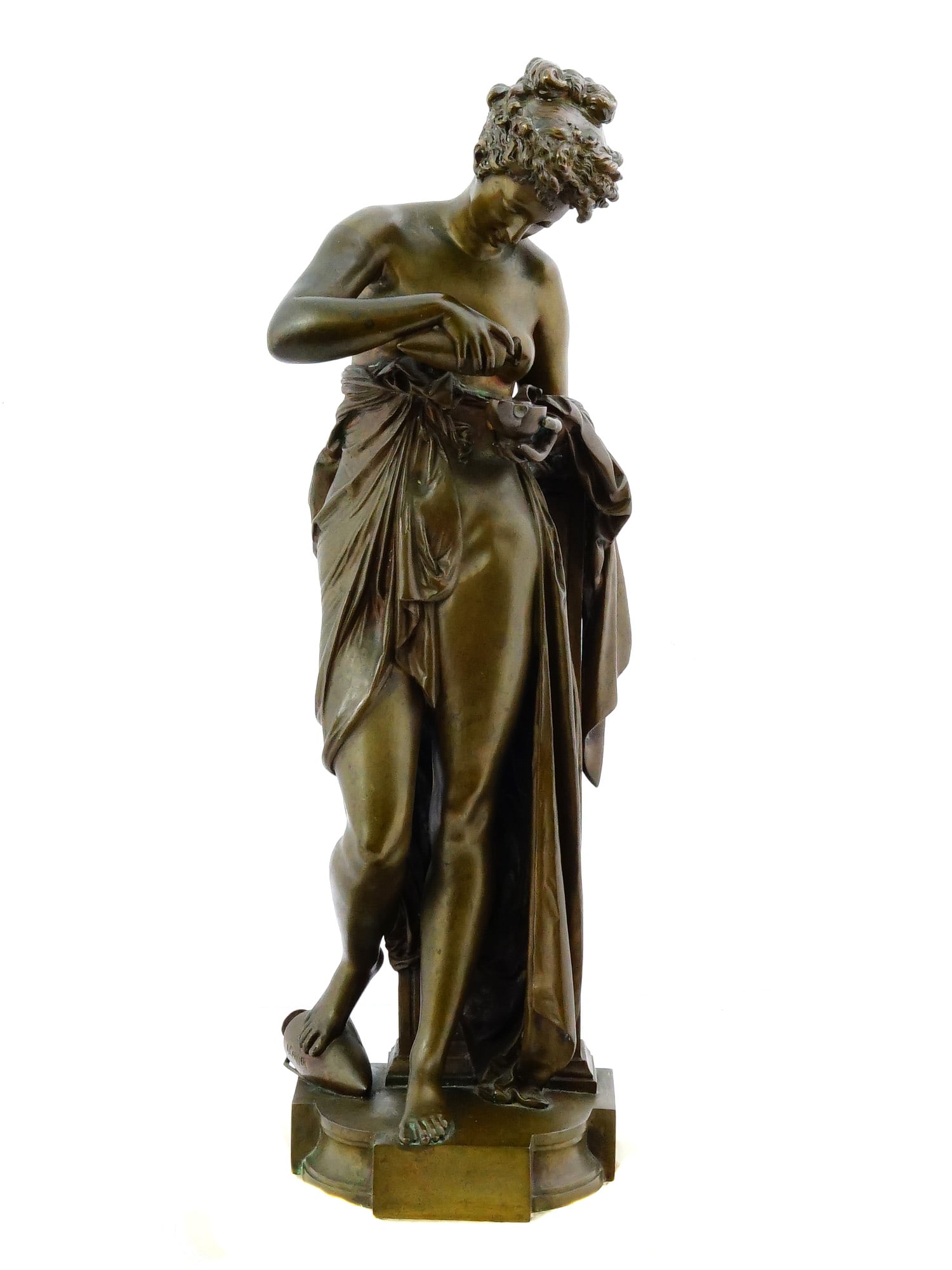 FRENCH PSYCHE BRONZE SCULPTURE AFTER CARRIER BELLEUSE (1 of 7)