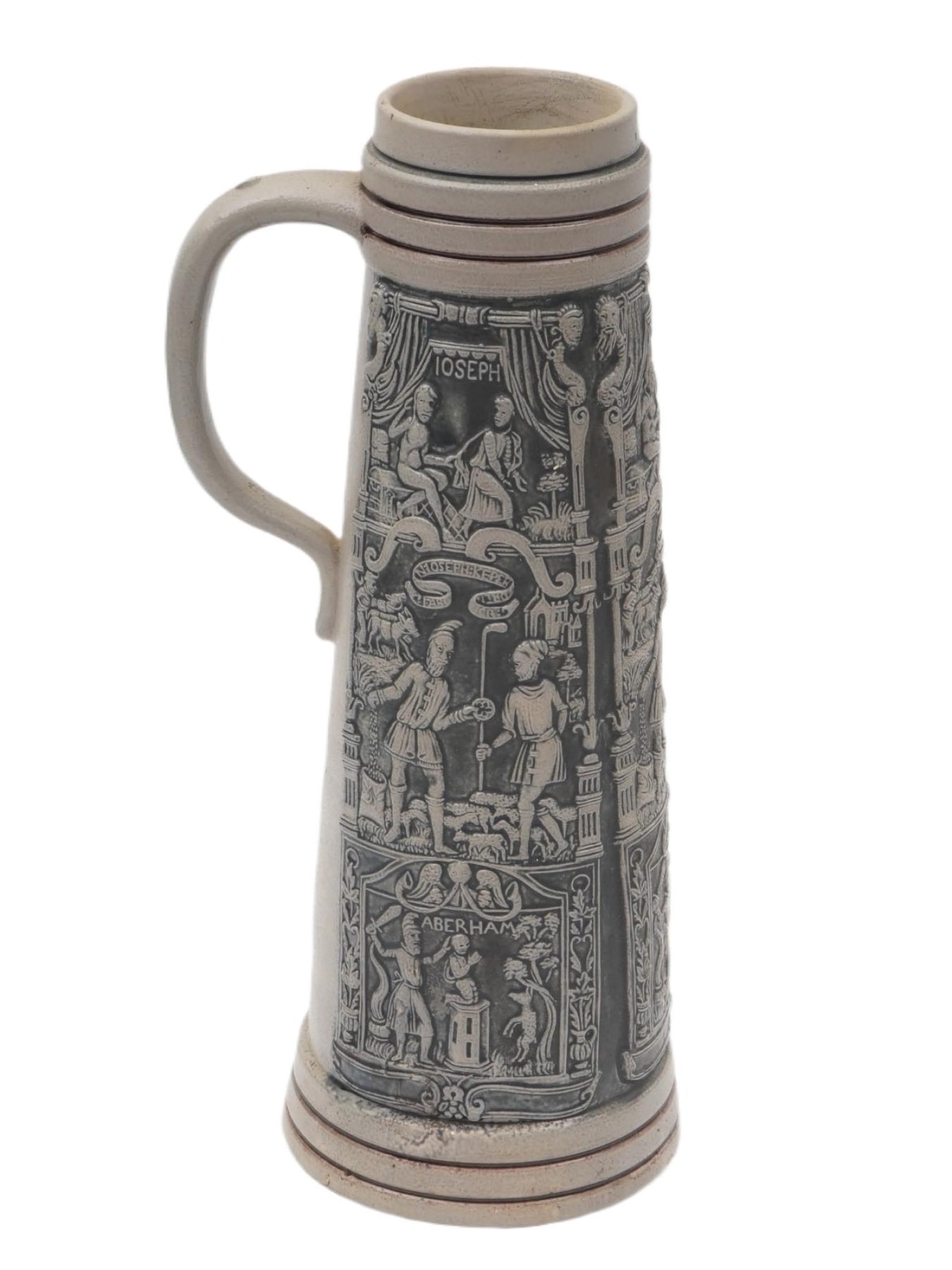 ANTIQUE MERKELBACH AND WICK GERMAN BIBLICAL BEER STEIN (1 of 7)