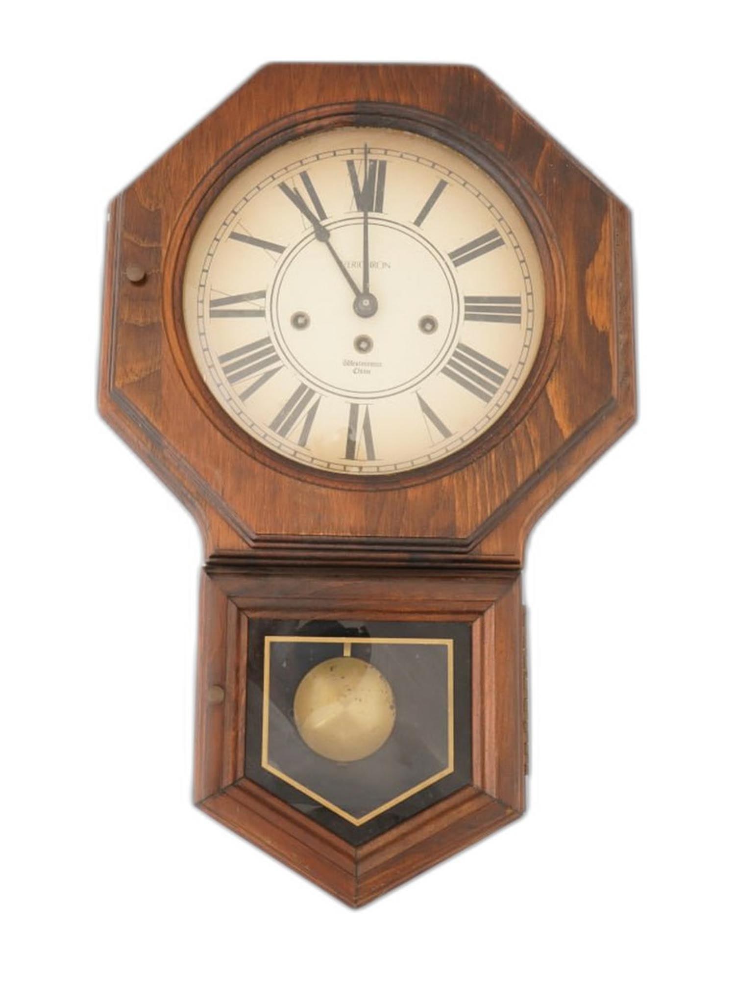 VINTAGE VERICHRON WESTMINSTER CHIME WALL CLOCK (1 of 13)