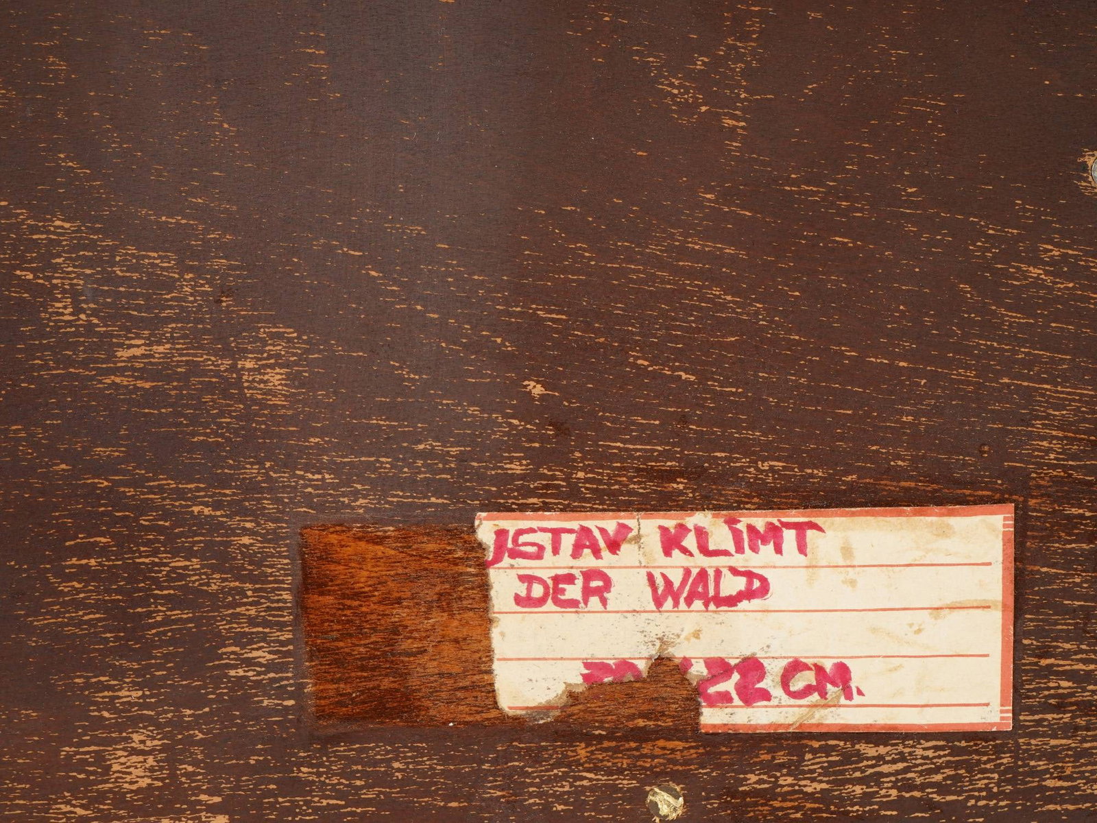 LANDSCAPE OIL PAINTING SIGNED GUSTAV KLIMT FRAMED - 8