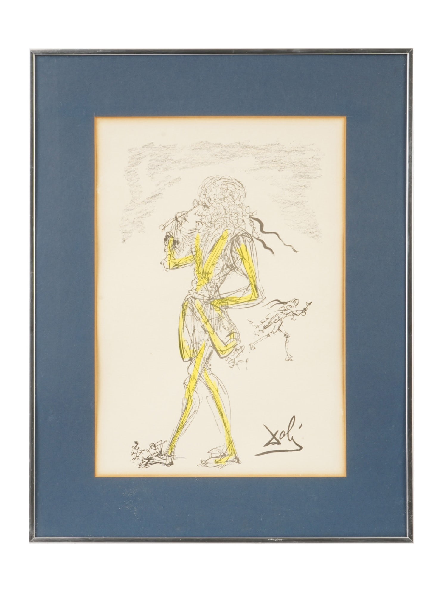 AFTER SALVADOR DALI SPANISH LITHOGRAPH: After Salvador Dali, Spanish, 1904 to 1989, a lithograph on paper. It is part of the Casanova suite. Signed in pencil, Dali, lower right. Salvador was a Spanish surrealist artist renowned for his tech