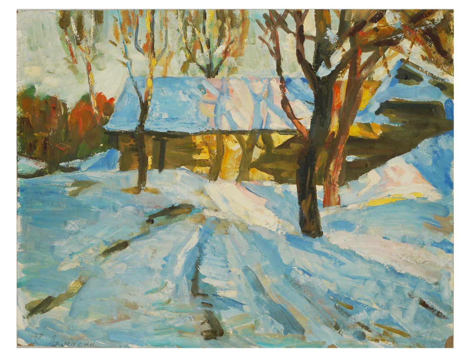 UKRAINIAN PAINTING BY KONSTANTIN LOMYKIN LANDSCAPE (1 of 7)