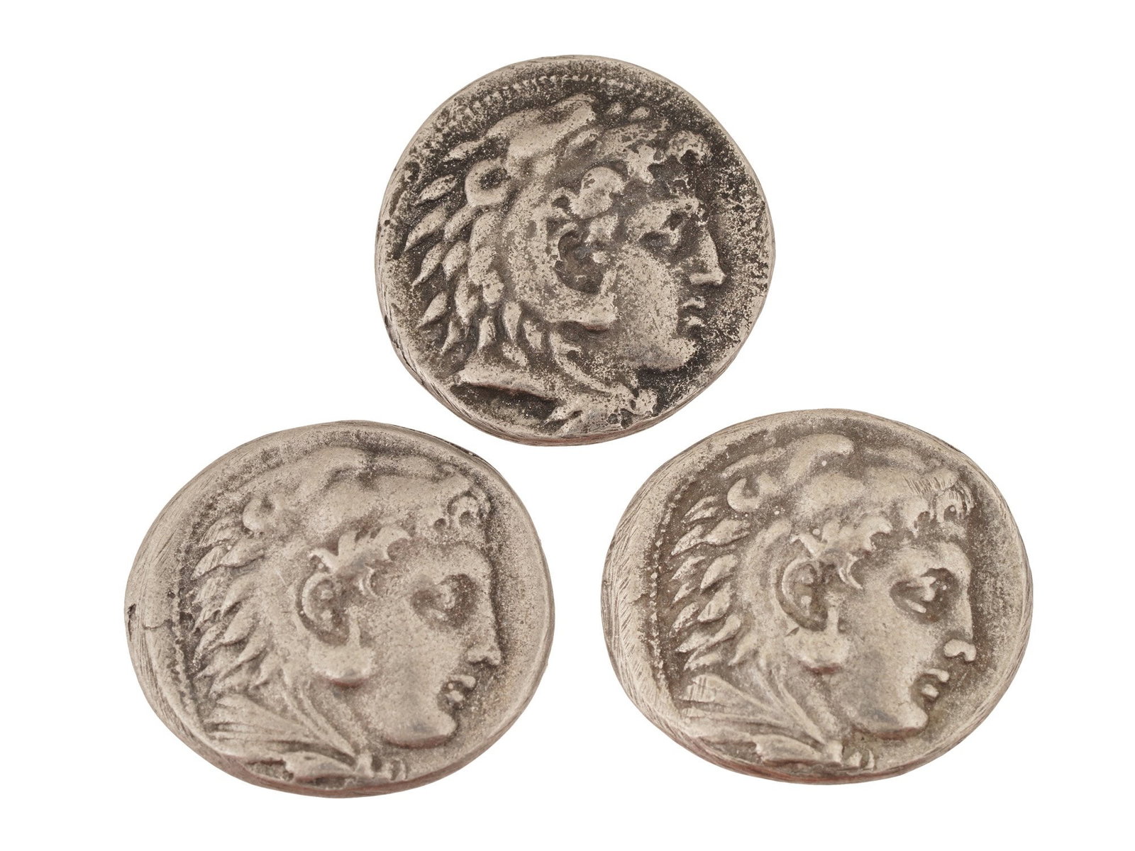 ANCIENT GREEK SILVER TETRADRACHM COINS ALEXANDER GREAT (1 of 5)