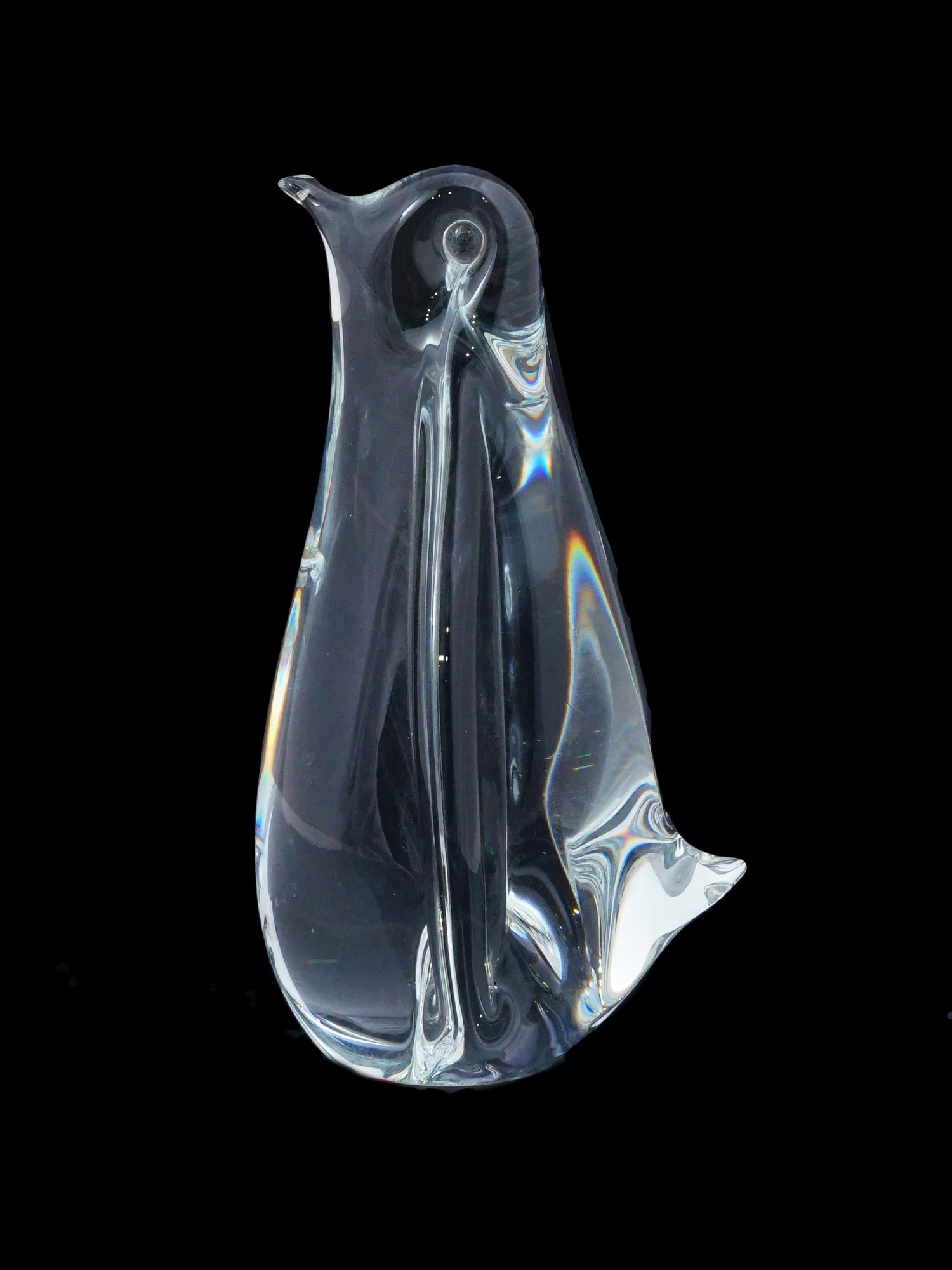 VINTAGE ART GLASS HAND BLOWN PENGUIN FIGURINE 1985 (1 of 14)