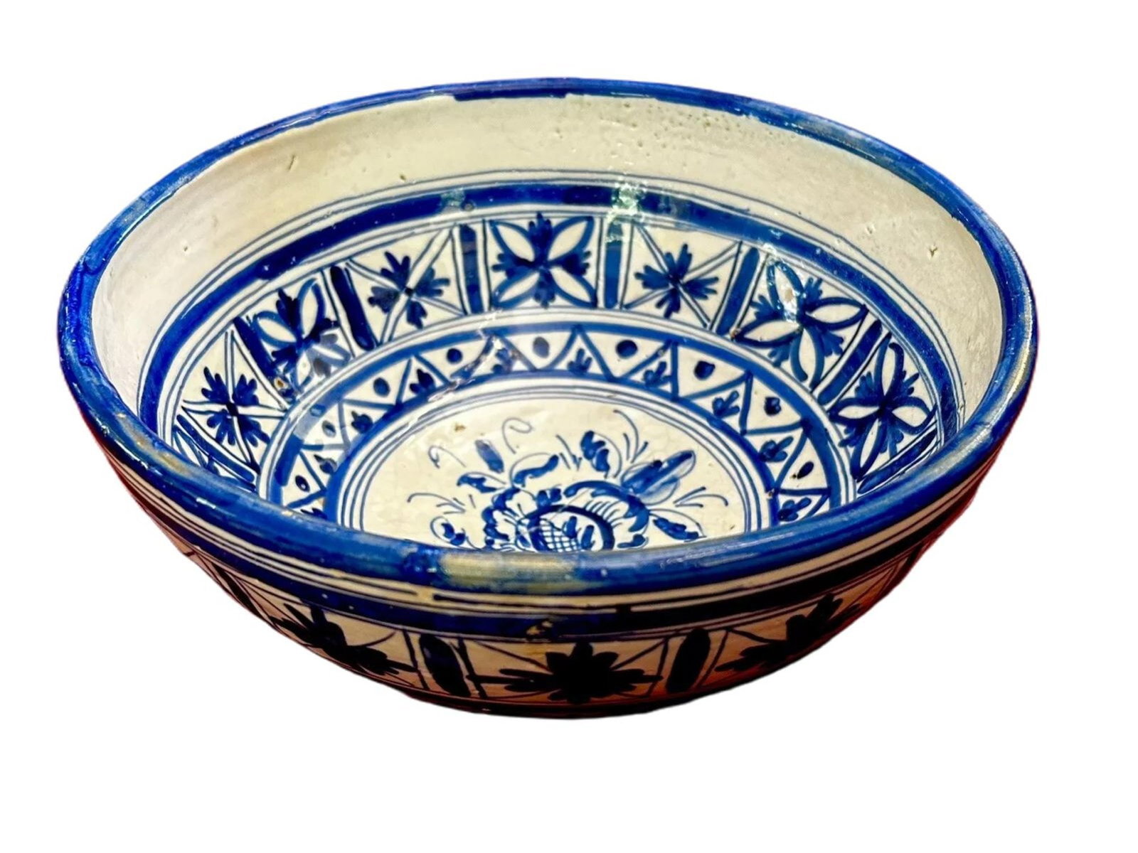 SPANISH TALAVERA TIN-GLAZED TOLEDO BOWL, CA.1780–1820 (1 of 6)