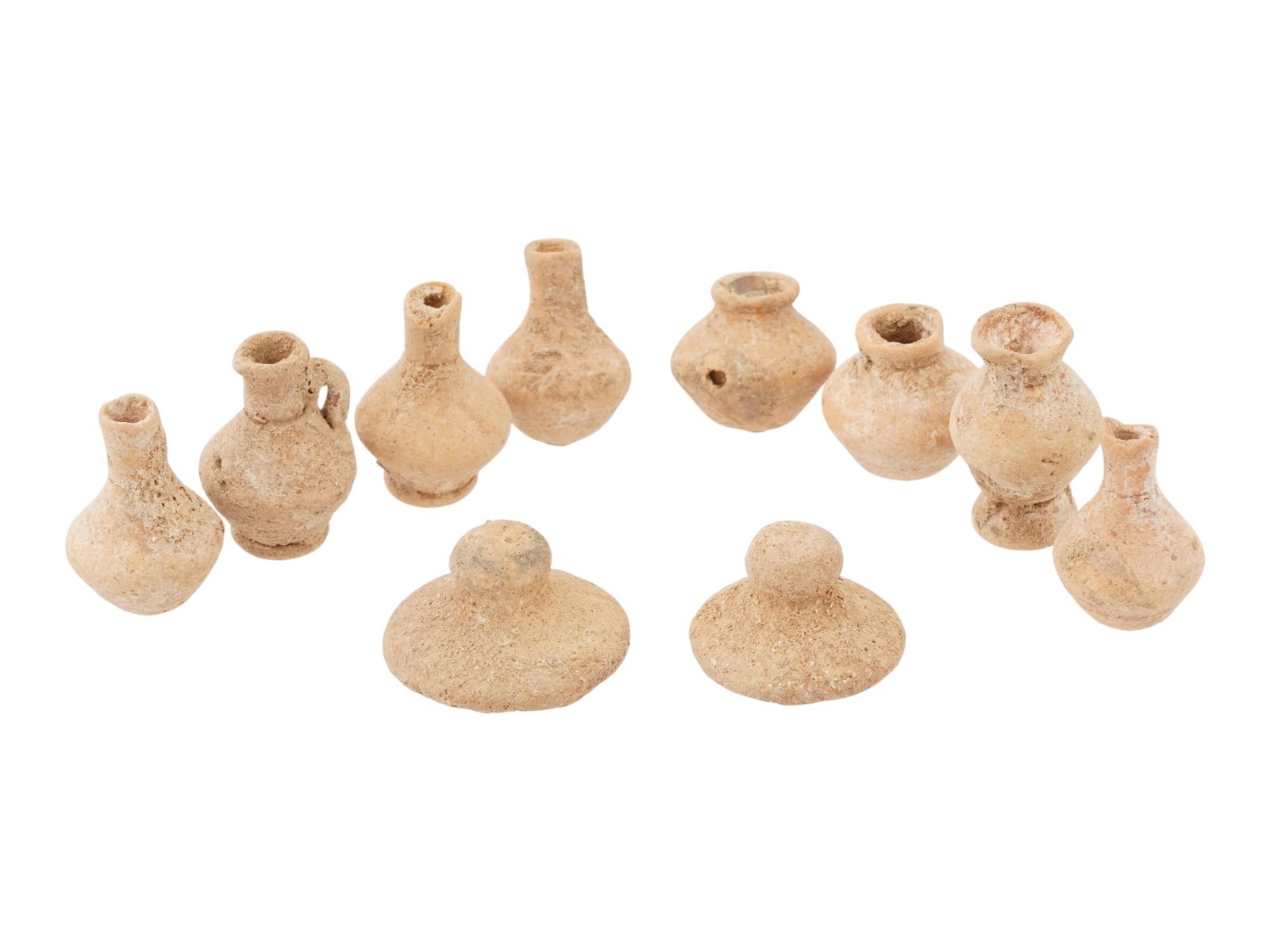 GROUP OF ANCIENT ROMAN TERRACOTTA KITCHENWARE TOYS (1 of 7)