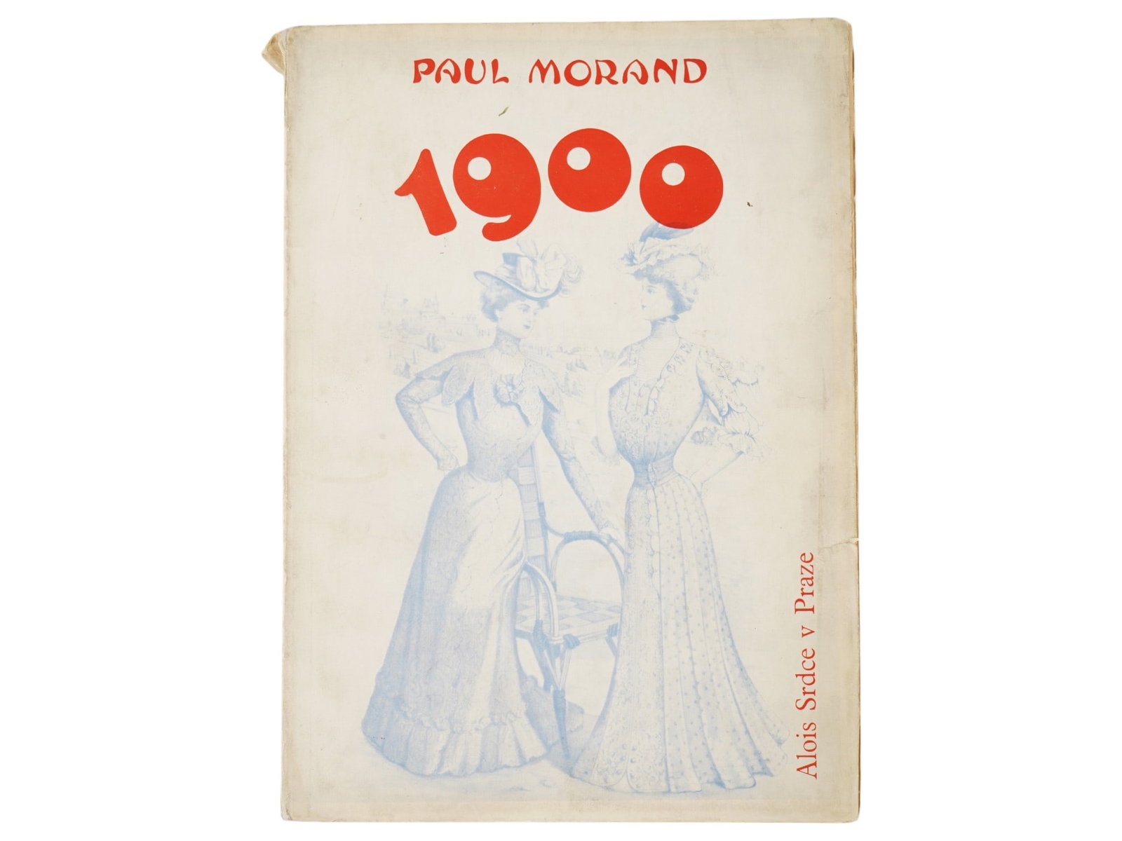 VINTAGE CZECH EDITION NOVEL BOOK BY PAUL MORAND 1933: A vintage Czech edition novel book titled 1900 by the French author Paul Morand. Paul Morand, 1888 to 1976, a prominent French diplomat, novelist, and member of the Academie Francaise known for his mo