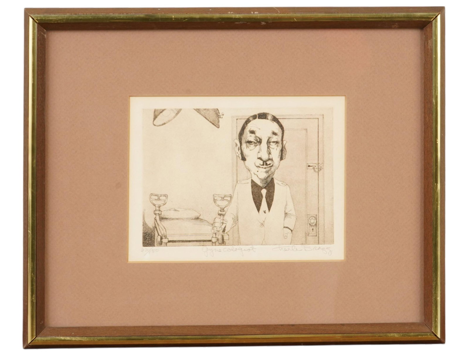 AMERICAN ETCHING AQUATINT BY CHARLES BRAGG W APPRAISAL (1 of 5)