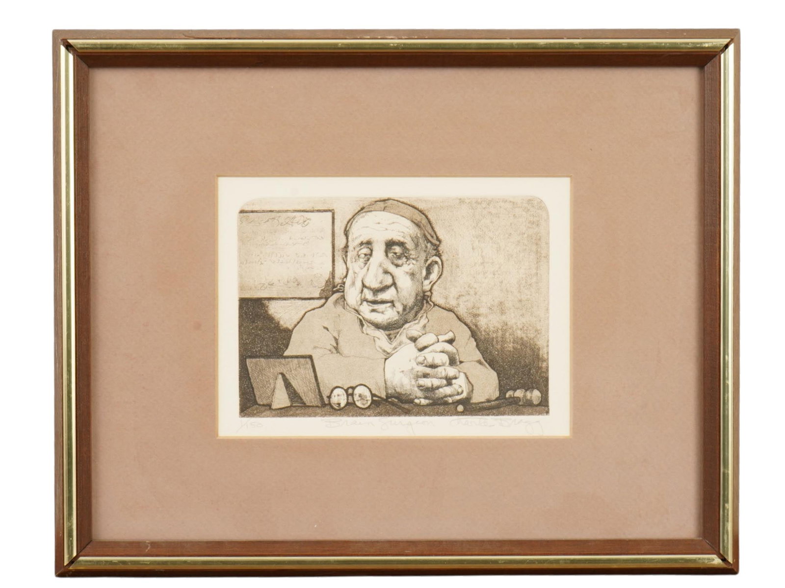 CHARLES BRAGG LTD ETCHING WITH AQUATINT W APPRAISAL (1 of 5)