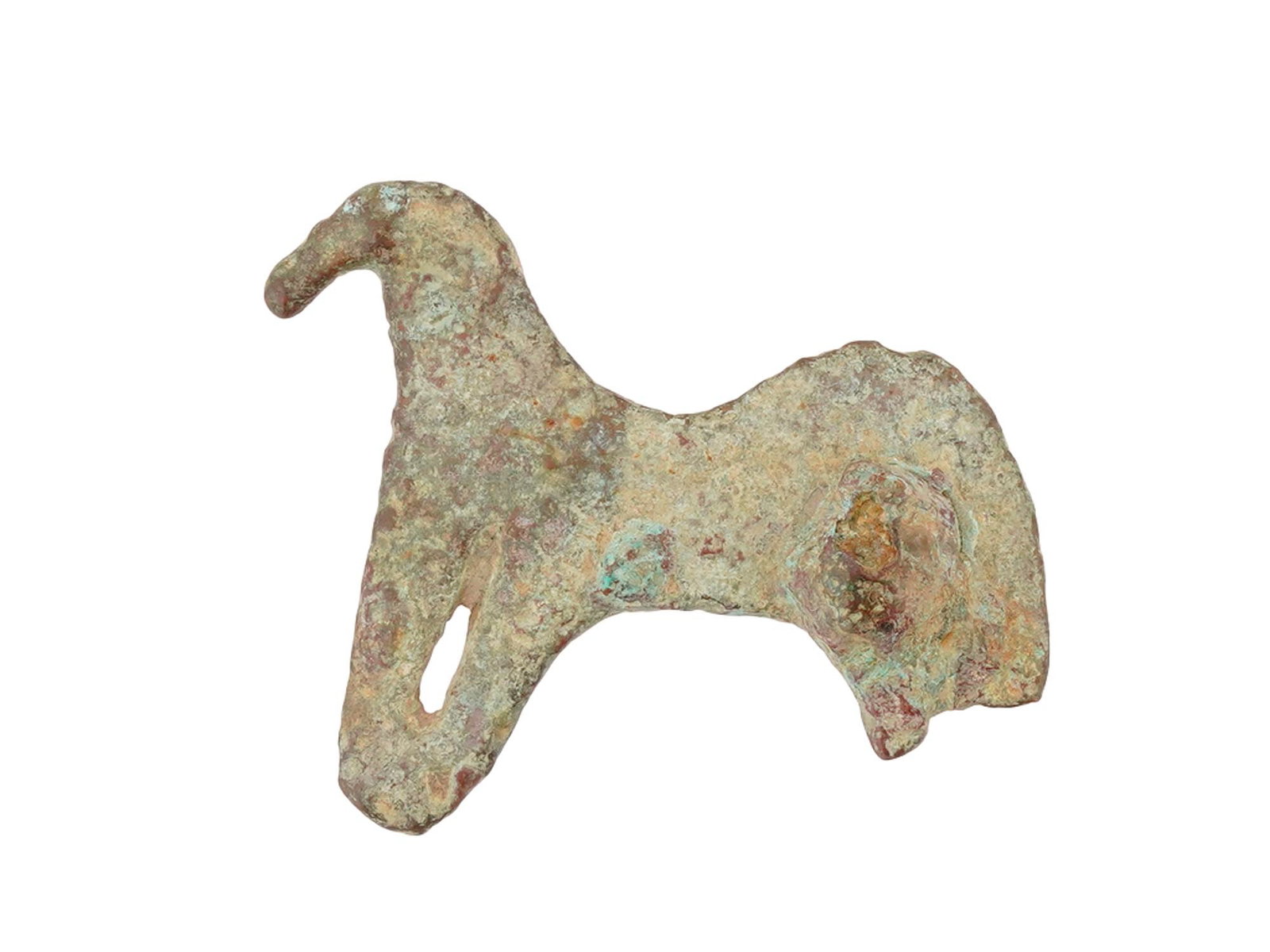 ANCIENT EGYPTIAN BRONZE FIGURE SACRED DOG 700 TO 200 BC (1 of 3)