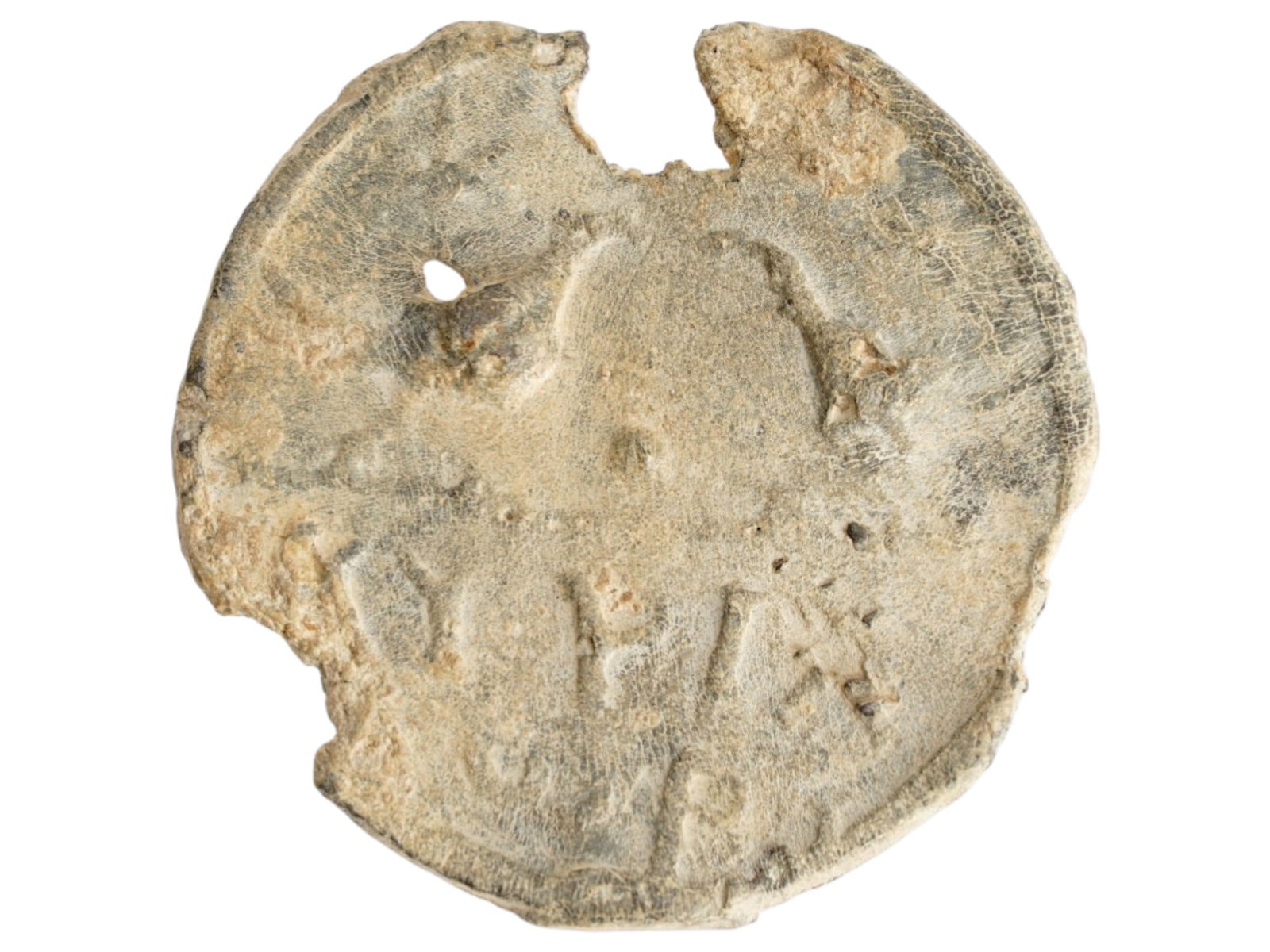 ANCIENT ROMAN LEAD PLAQUE INSCRIPTIONS AND BIRD MOTIFS (1 of 2)