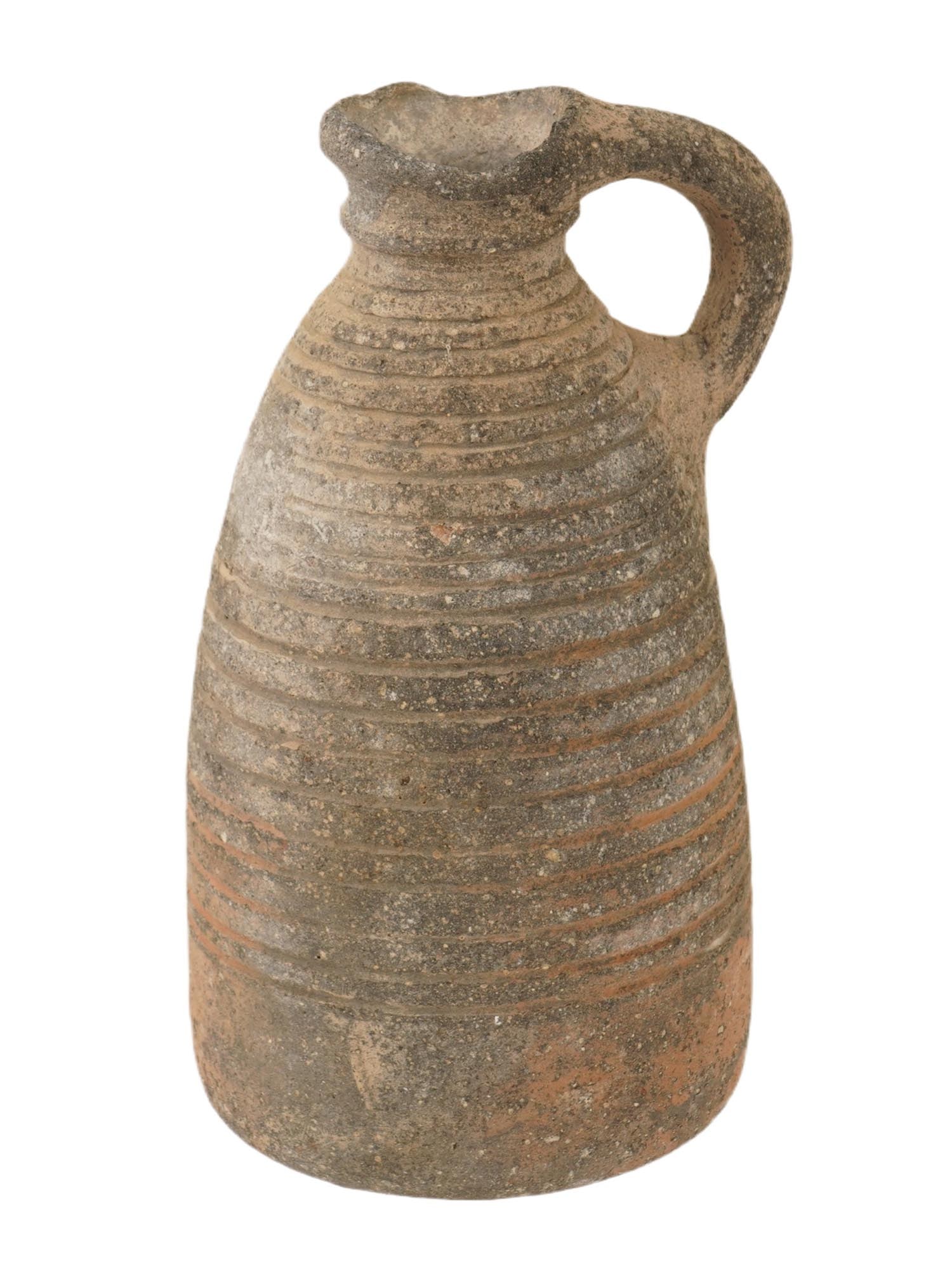 ANCIENT ROMAN BYZANTINE POTTERY PITCHER 200 TO 400 AD (1 of 7)