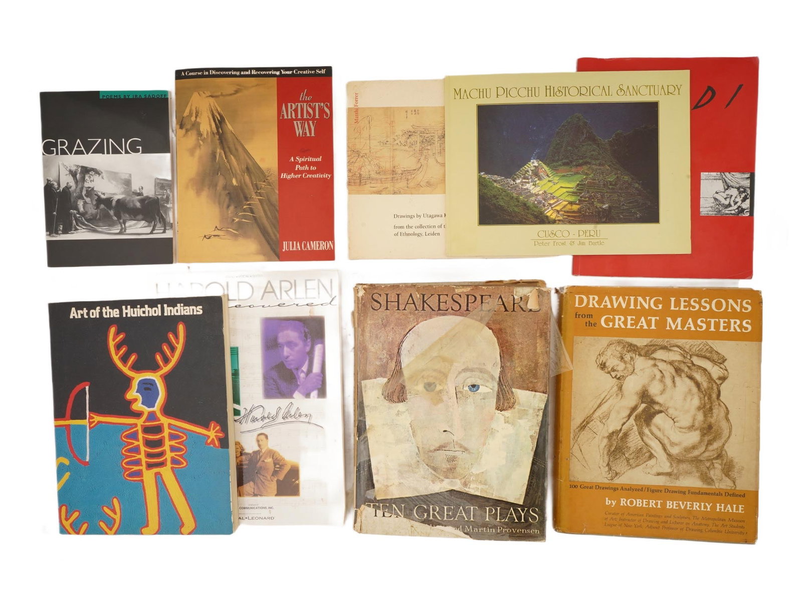 COLLECTION OF VINTAGE BOOKS ON ART LITERATURE MUSIC (1 of 6)