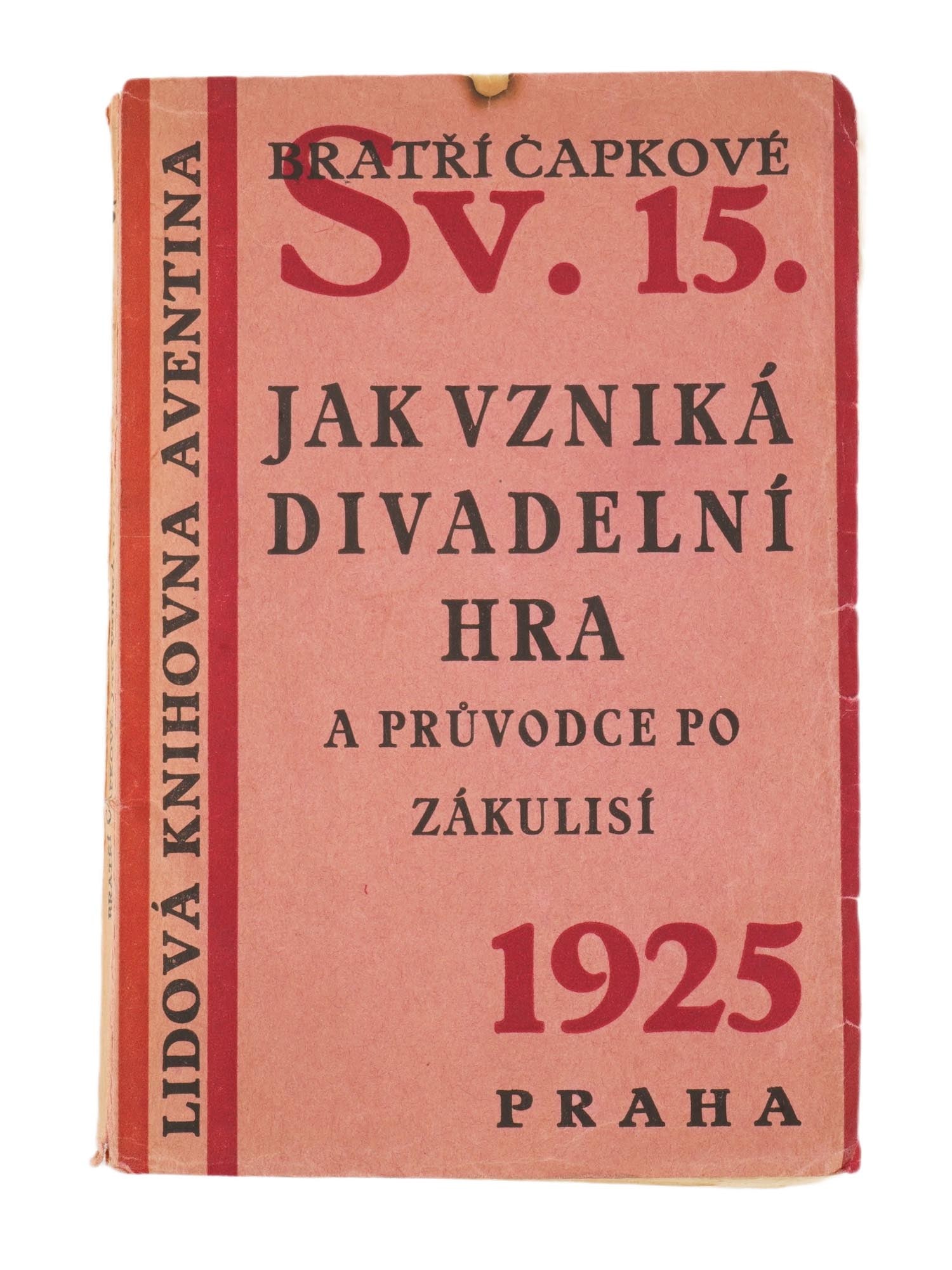 1925 CZECH THEATRE BOOK BY KAREL AND JOSEF CAPEK (1 of 5)