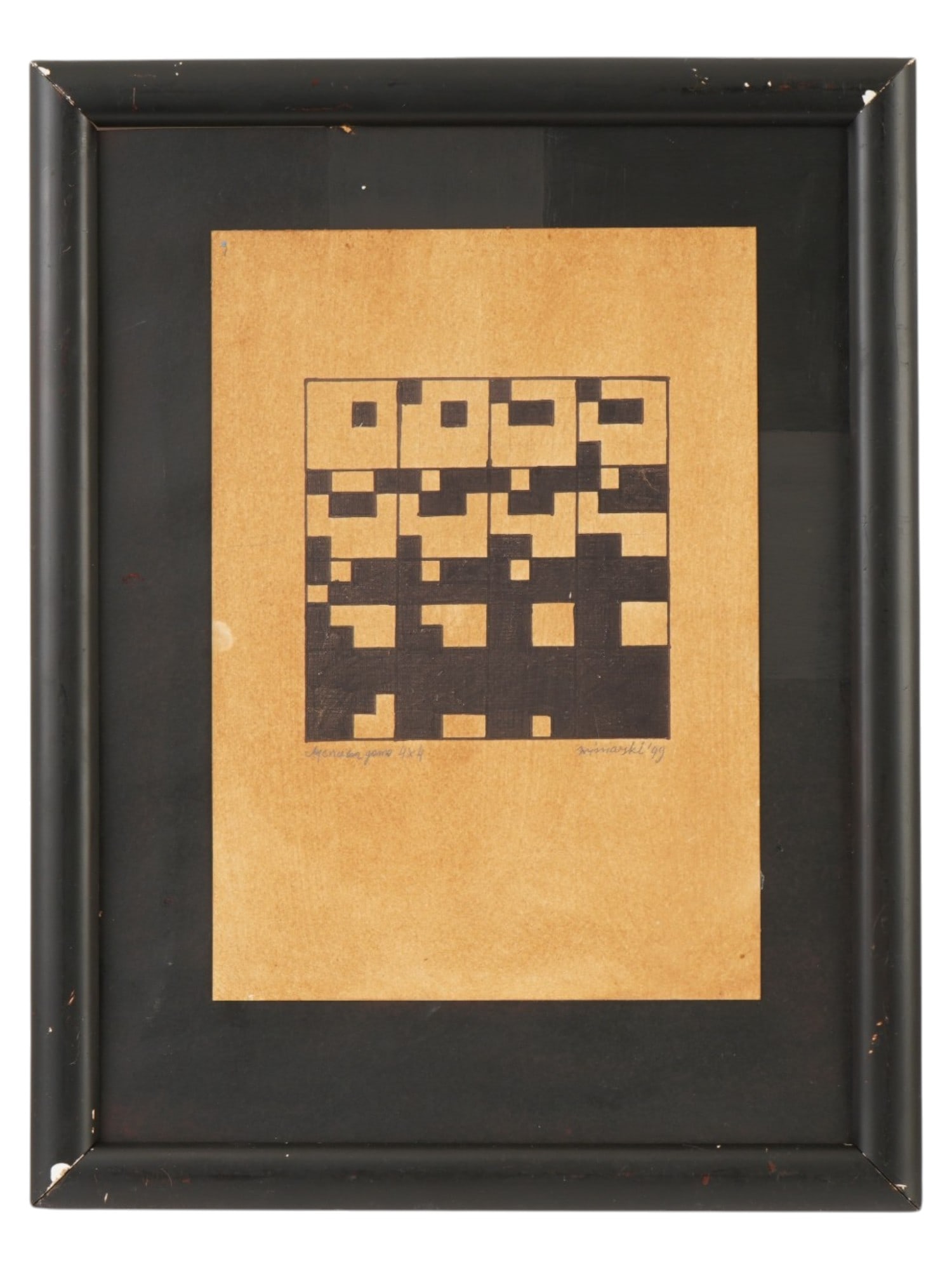 RYSZARD WINIARSKI POLISH PRINT CHANCE IN GAME 4 X 4 (1 of 4)