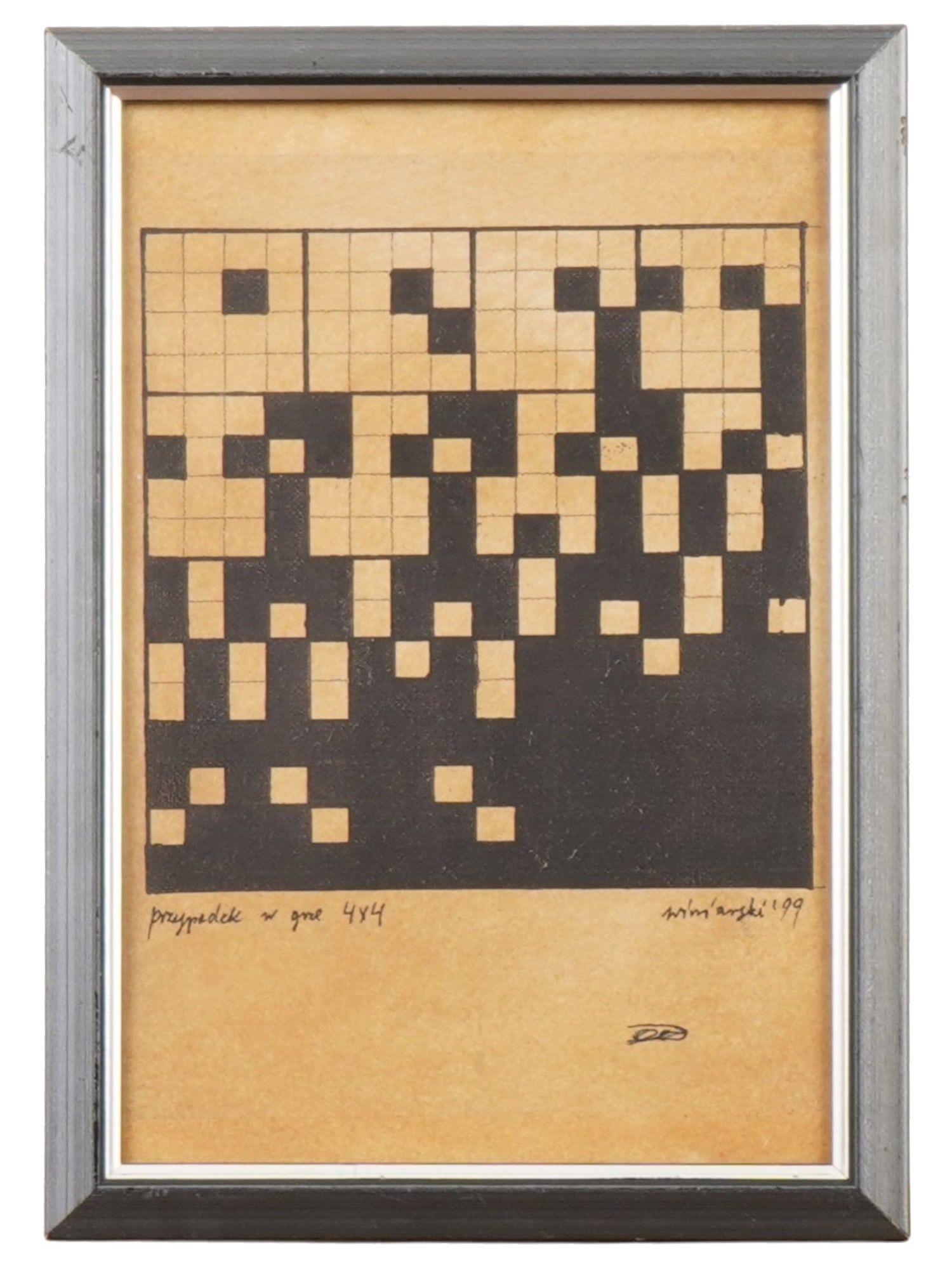 RYSZARD WINIARSKI POLISH PRINT PRZYPADEK W GRZE (1 of 4)